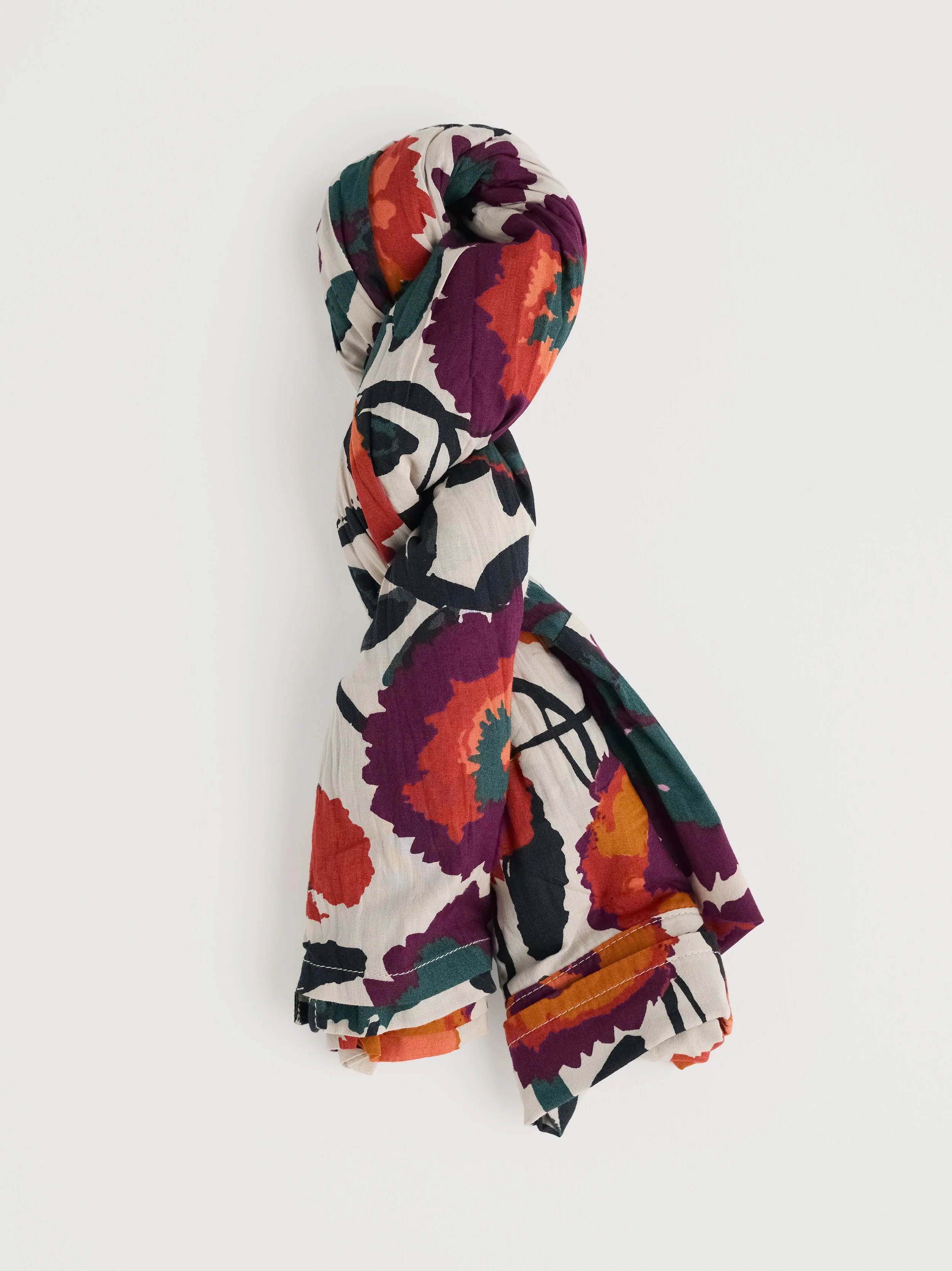 Seasalt-Larissa Shirt - Figurative Floral Aran - CottonWool (4).jpg