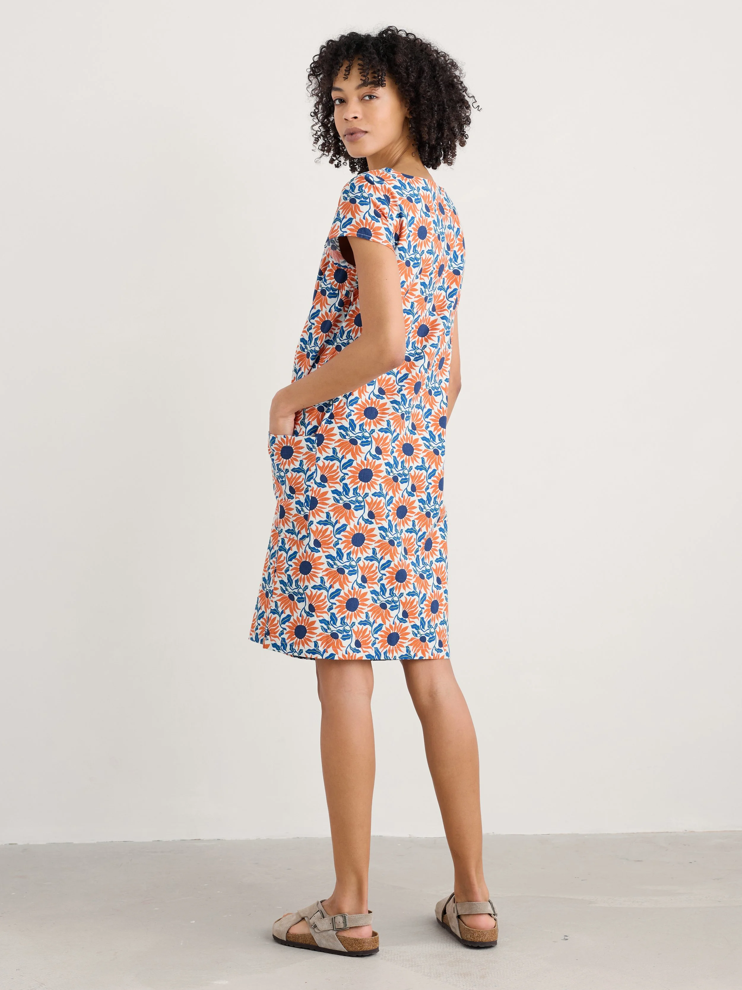 Seasalt-River Cove Dress - Bold Sunflower Chalk -CottonWool 2.jpg