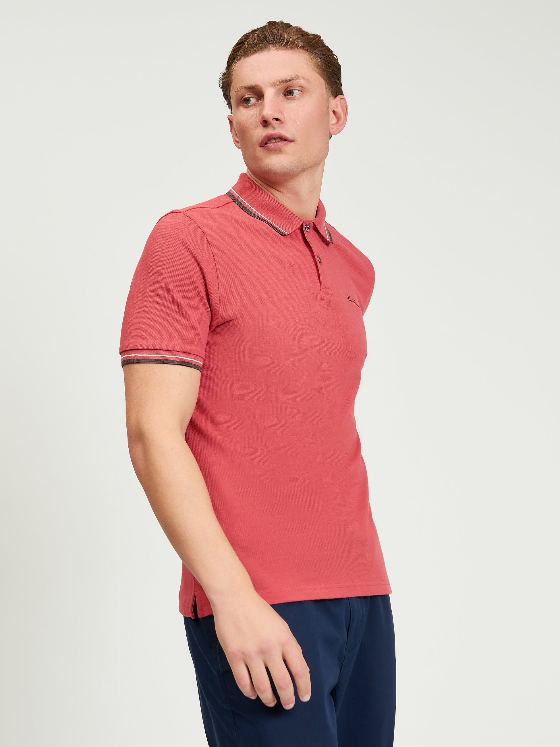 Ben Sherman Signature Polo Calypso Coral