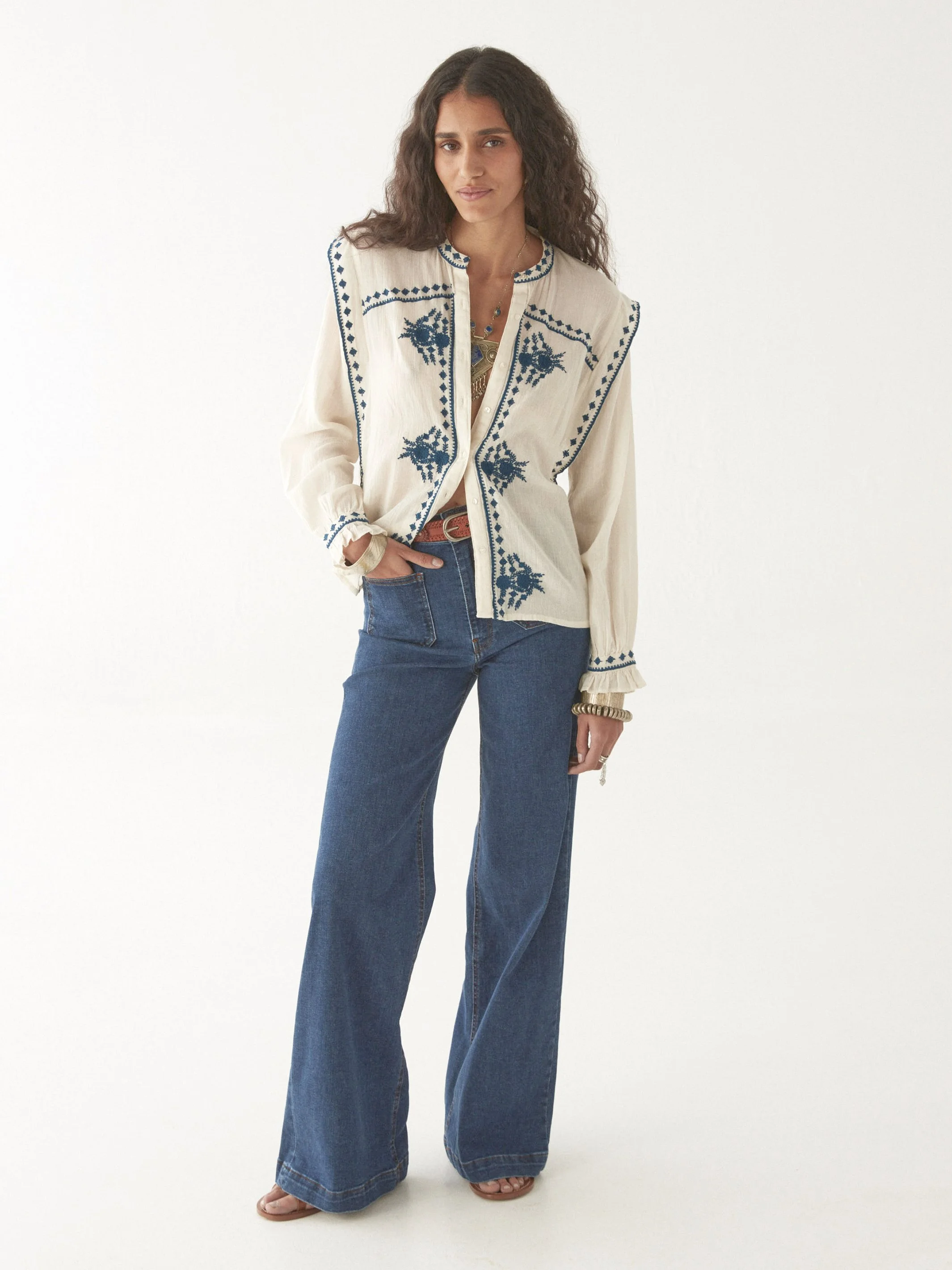 Maison-Hotel-Philippa-Blouse-Panna-Cotta-CottonWool