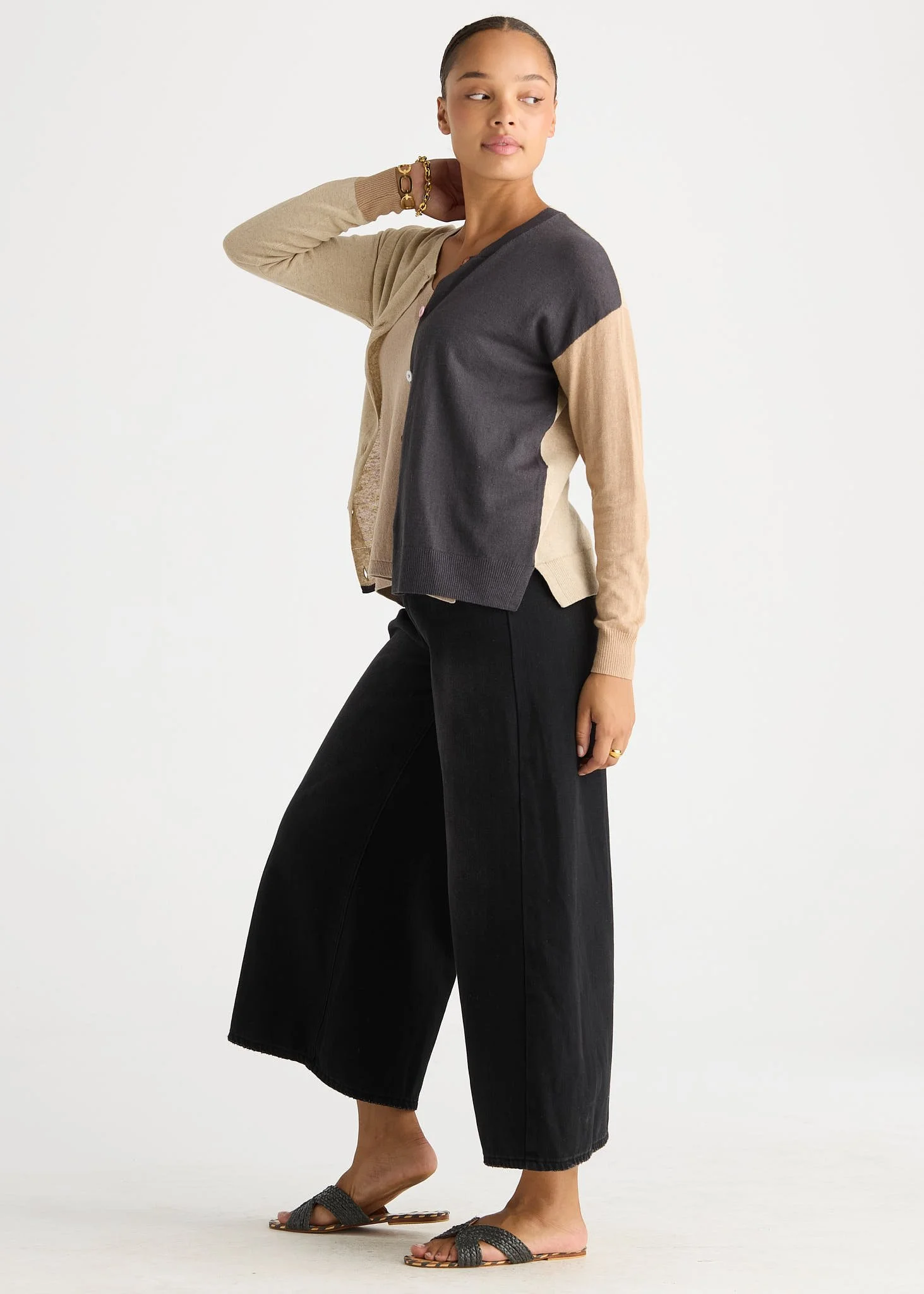 LD-and-Co-Colour-Block-Cardigan-LC8869 NATURAL-CottonWool (5).jpg