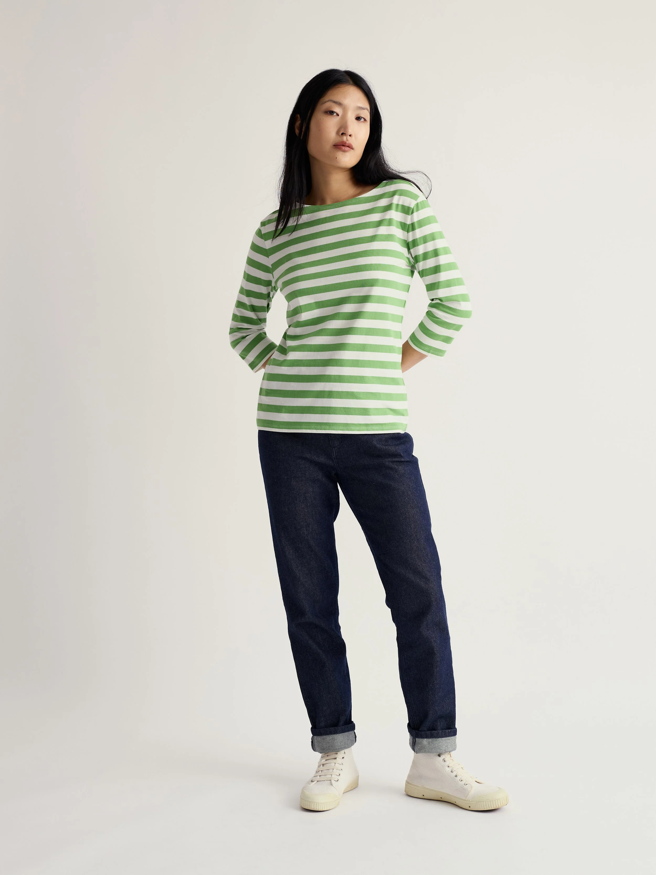 Seasalt-Sailor Top - Scallion Clover Leaf - CottonWool (5).jpg