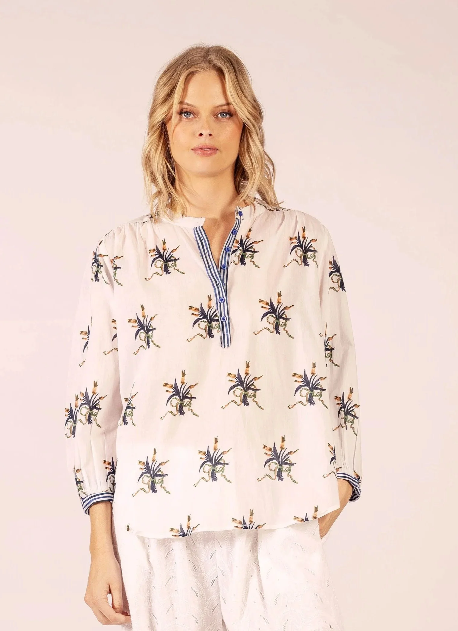 Lola-Australia-Jane-Shirt-Spray-Navy-CottonWool