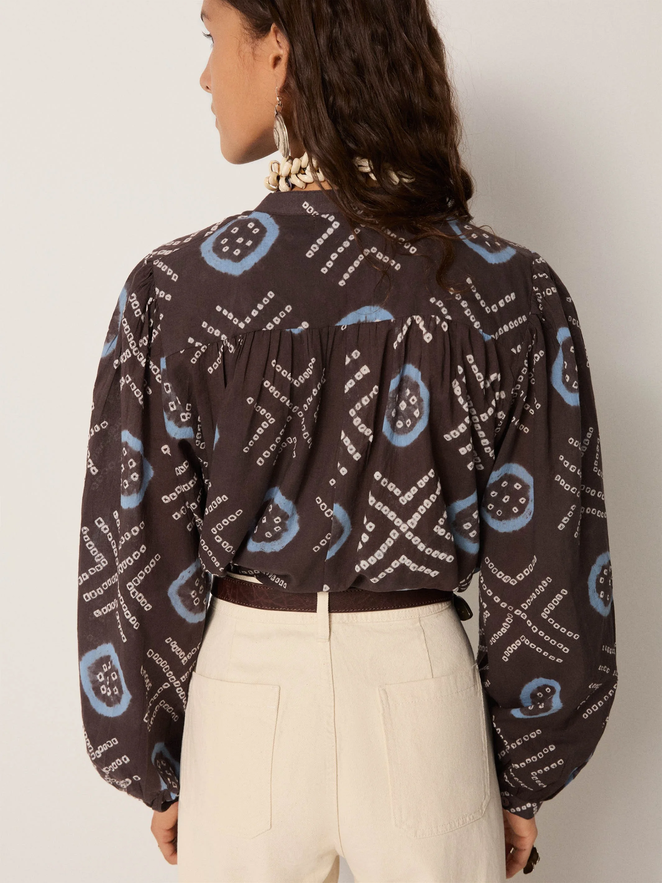 Maison-Hotel-Omara-Blouse-Stormy-Blue-CottonWool