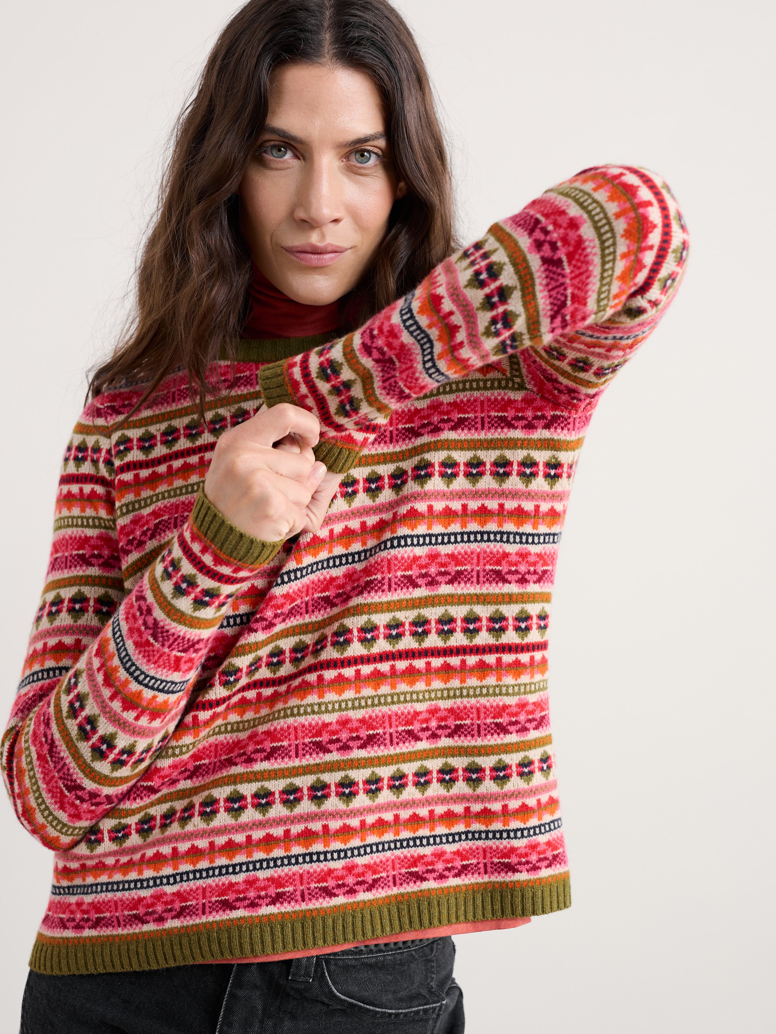 Seasalt-Percella Cove Jumper - Scillia Aran Multi - CottonWool (3).jpg