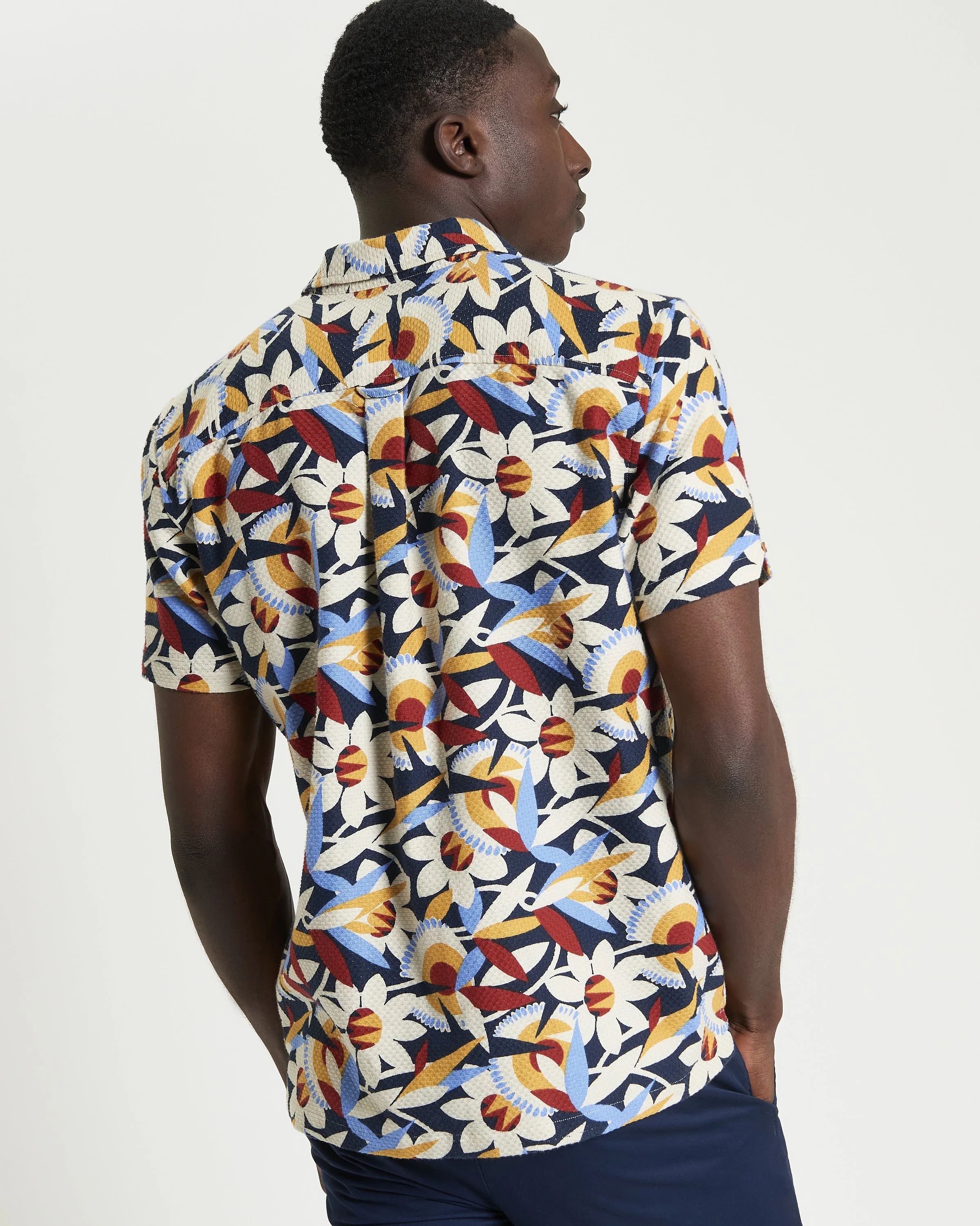 Ben-Sherman-Abstract-Floral-Print-Shirt-CottonWool