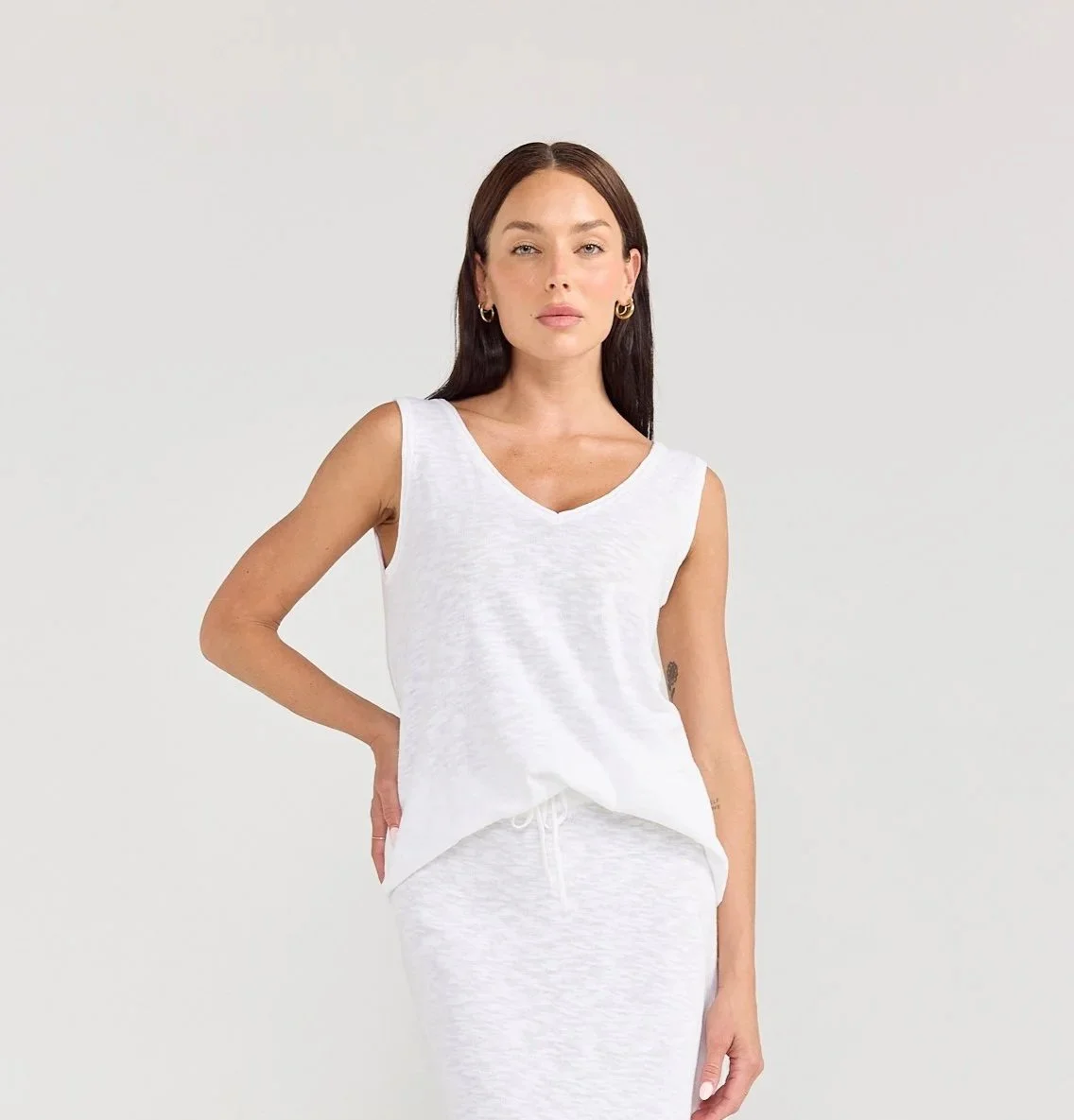 Pippa Ridley Georgia V Knit Tank White