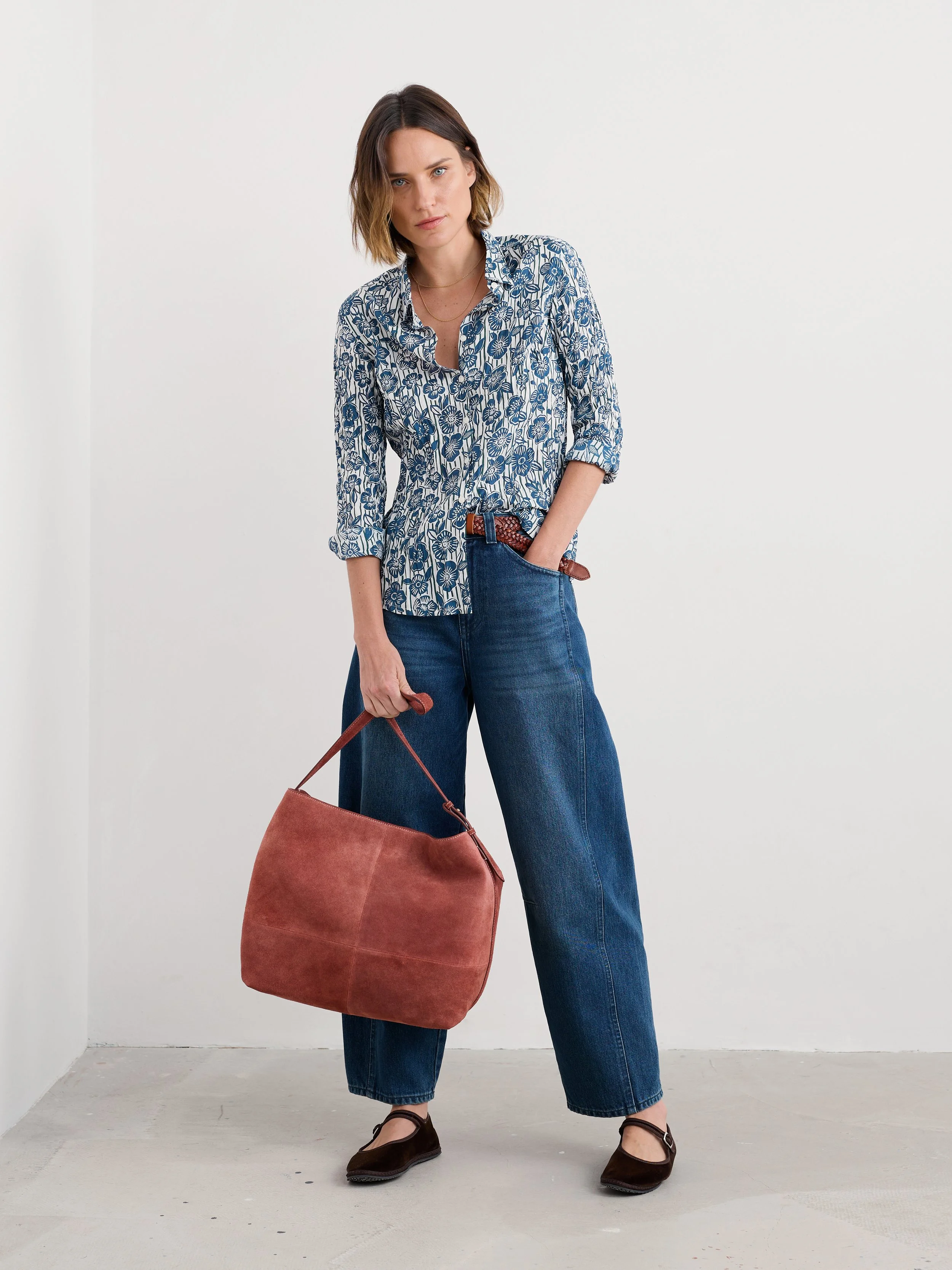 Seasalt-Larissa Shirt - Floral Imprint Chalk - CottonWool (4).jpg