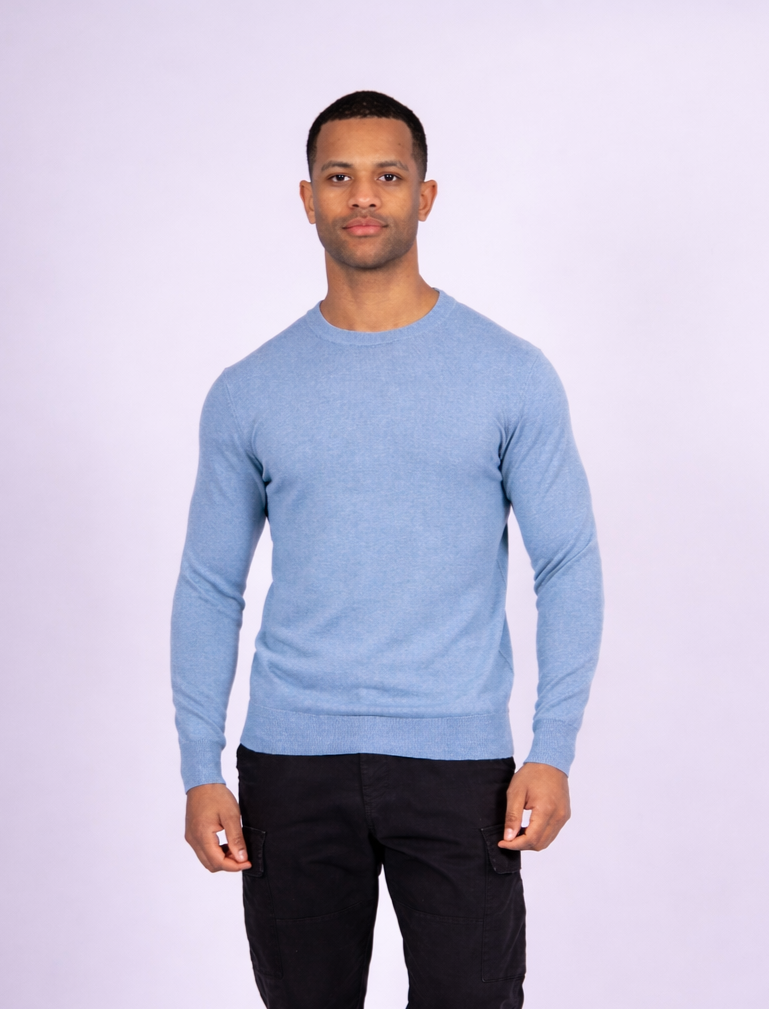 Bridge and Lord Merino Cashmere Crew Knit - 2 Colours