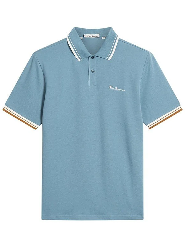 Ben-Sherman-Signature-Pique-Polo-Airforce-CottonWool