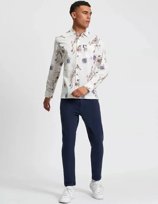 Ben-Sherman-Floral-Craft-Print-Shirt-CottonWool (4).webp