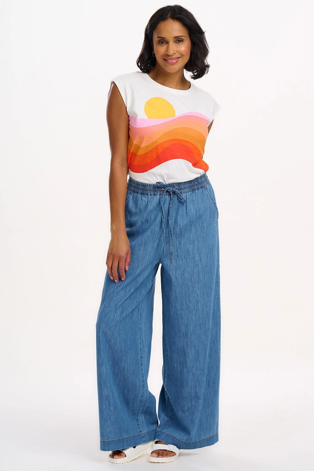 Sugarhill-Brighton-Chrissy-Tank-Sunset-Waves-CottonWool