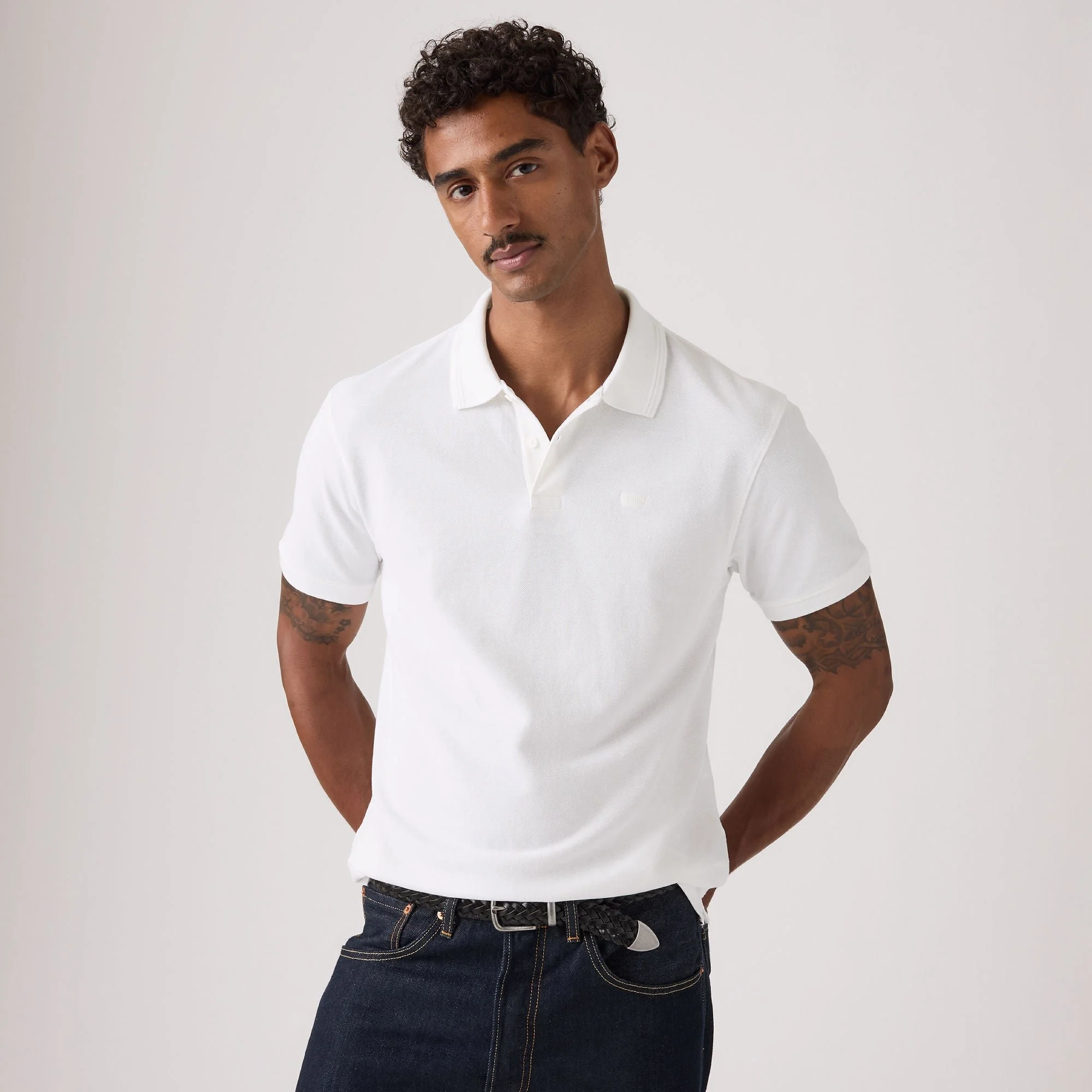 Levi's Original Polo Bright White Pique