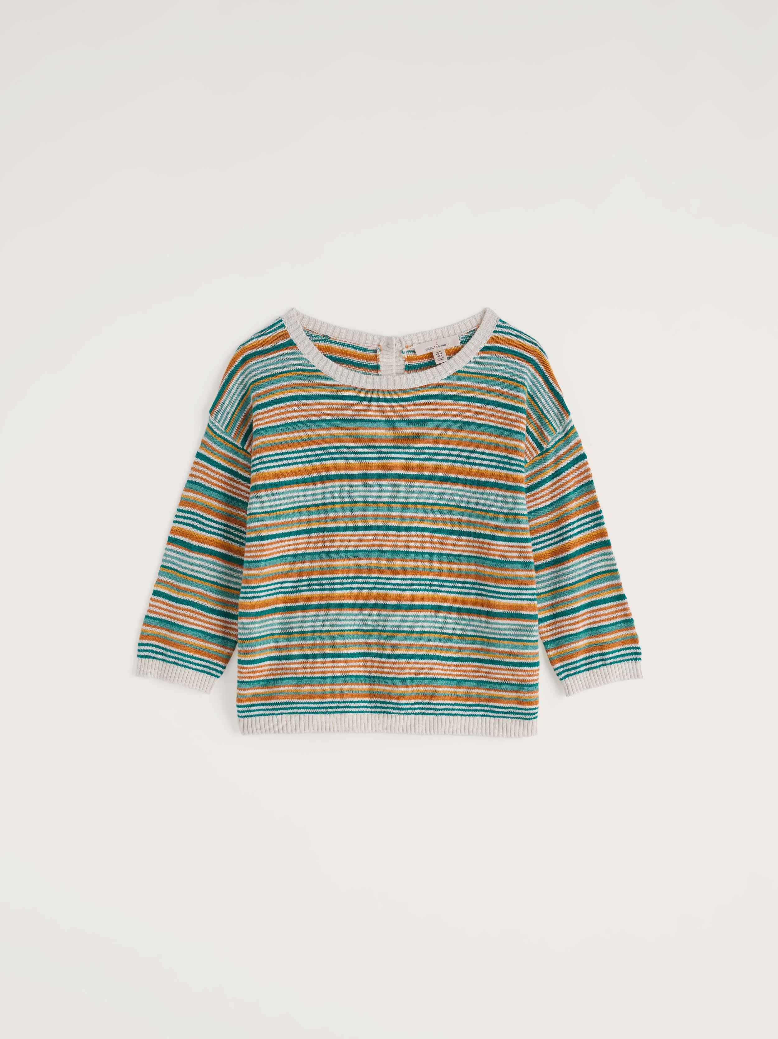Seasalt-Knavock Jumper - Dittany Amber Multi - CottonWool (2).jpg