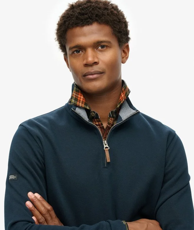 Superdry-Core-Pique-Henley-Navy-CottonWool