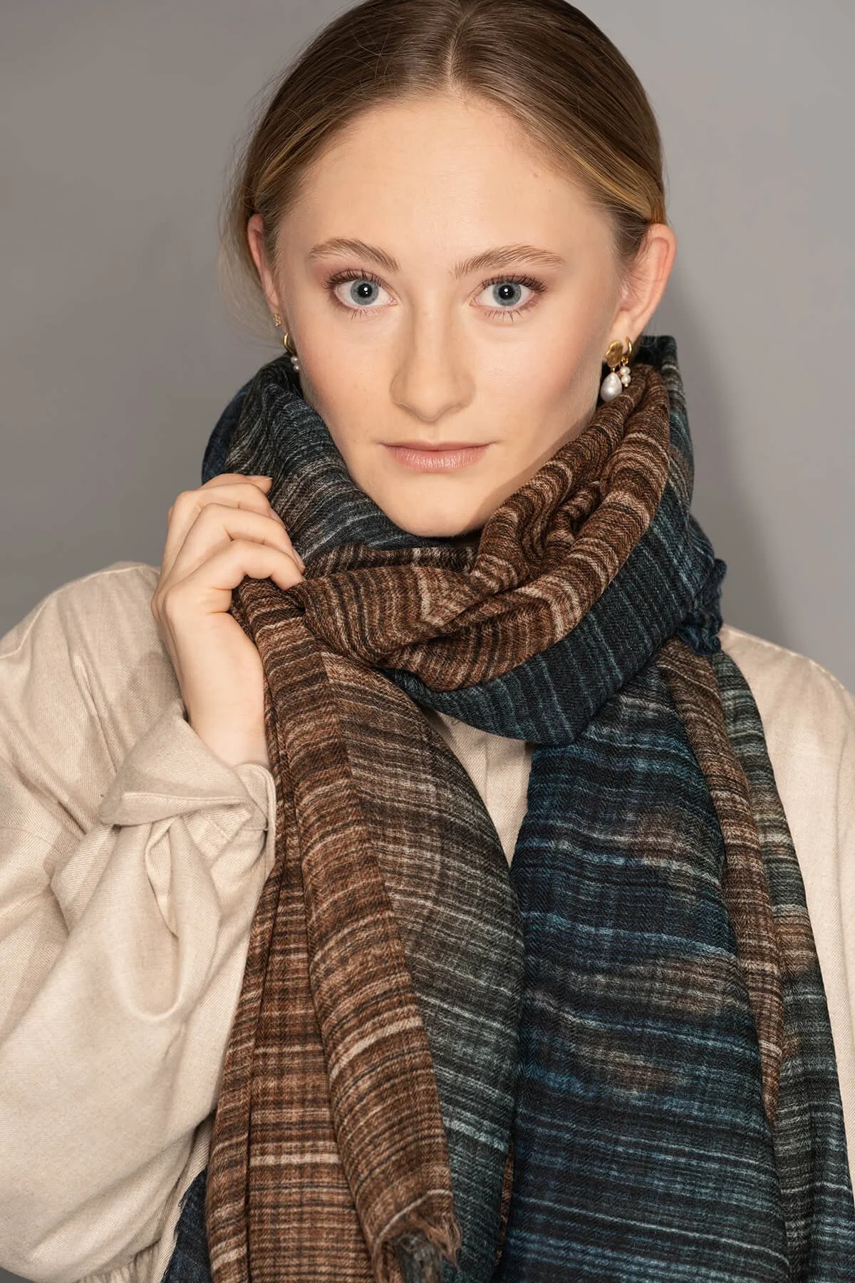 Yoko Fashion Elva Merino Wool Scarf