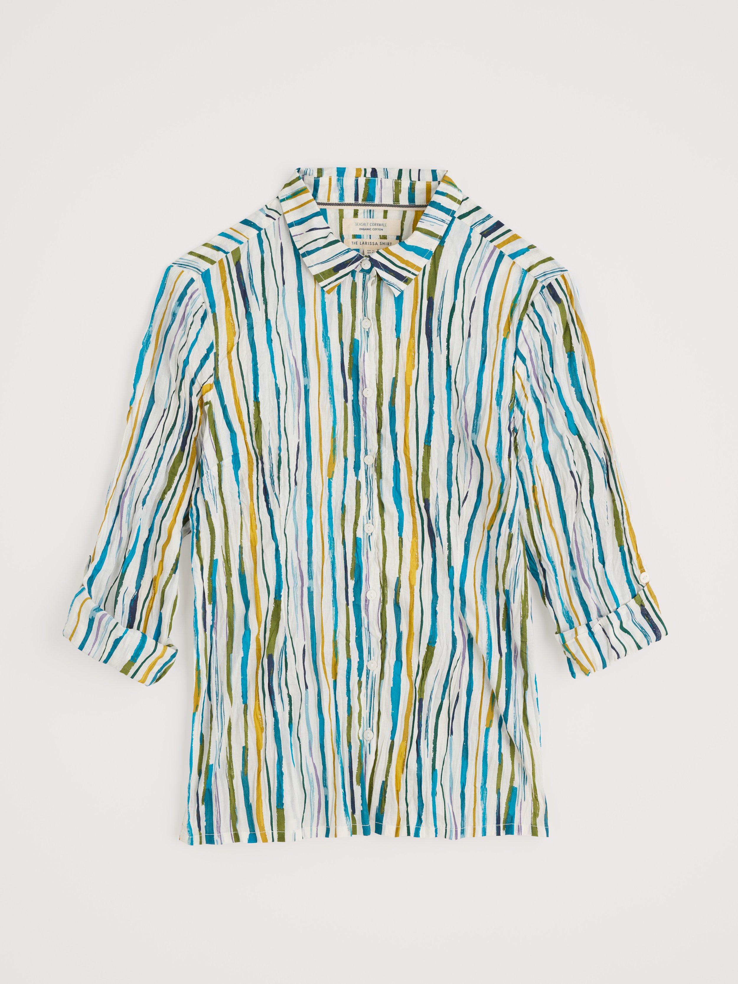Seasalt-Larissa-Shirt-Painterly-Stripe-CottonWool