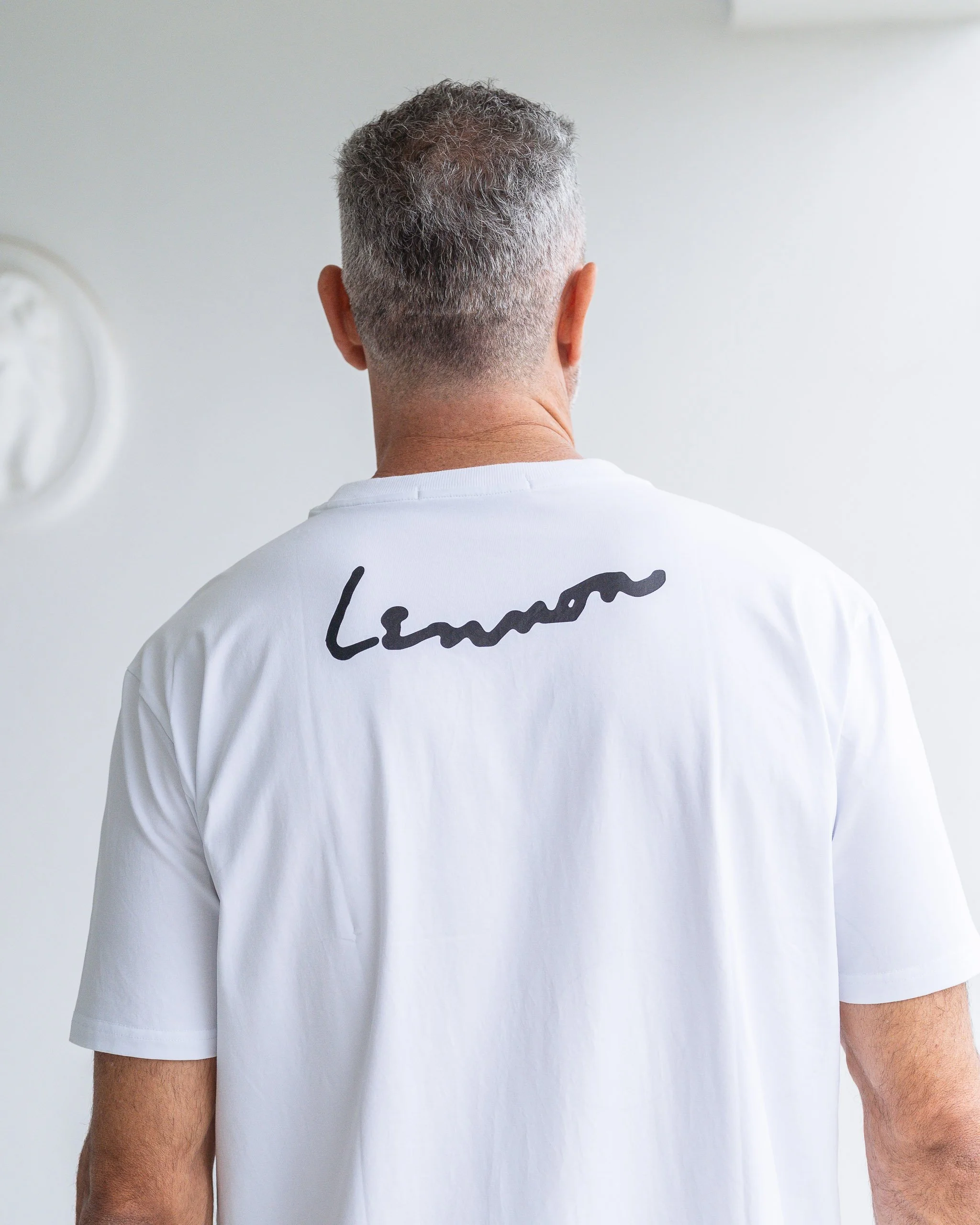 John Lennon by English Laundry Imagine Tee White — Cotton Wool 