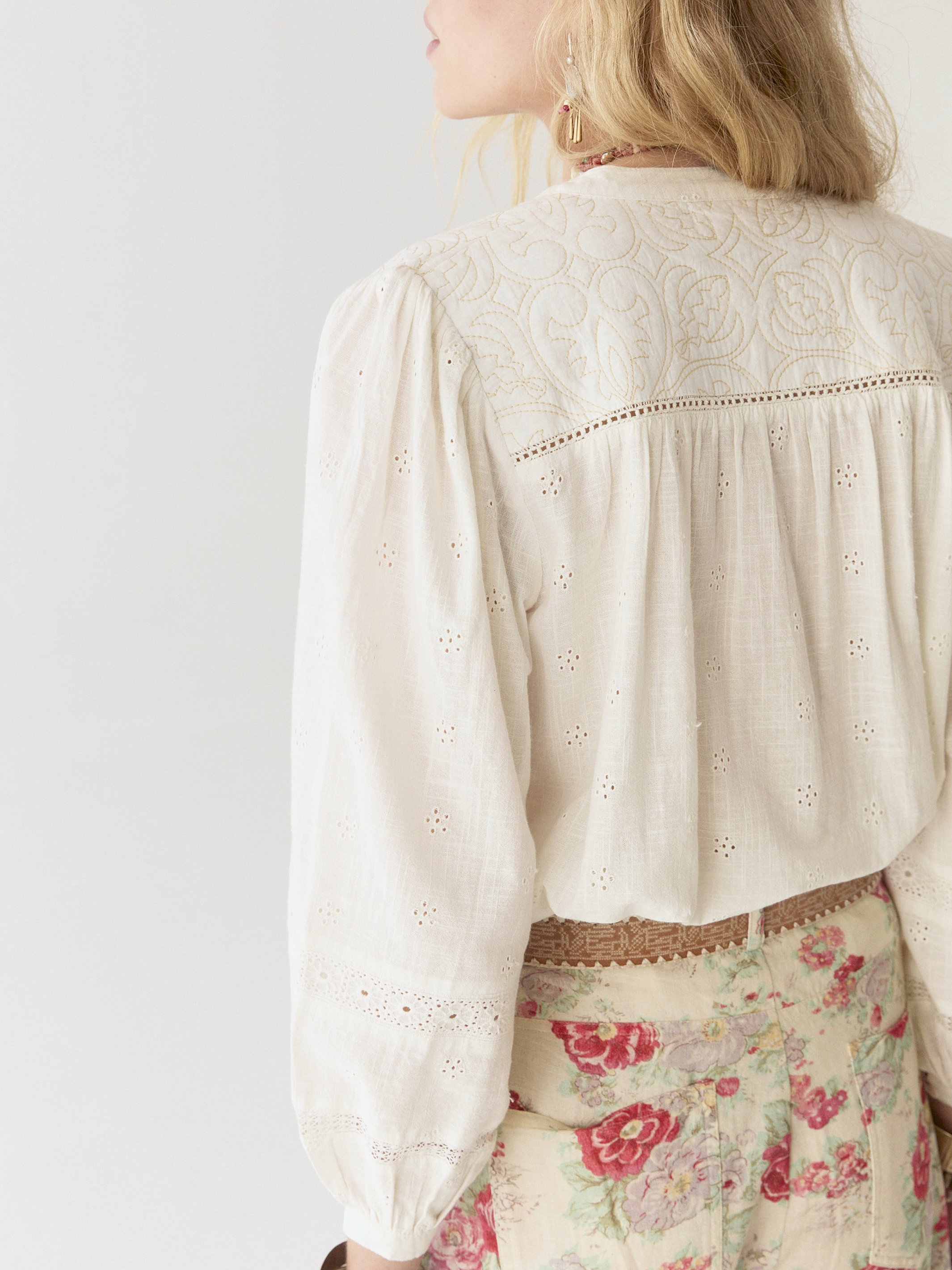 Maison-Hotel-Colette-Blouse-Ivory-CottonWool