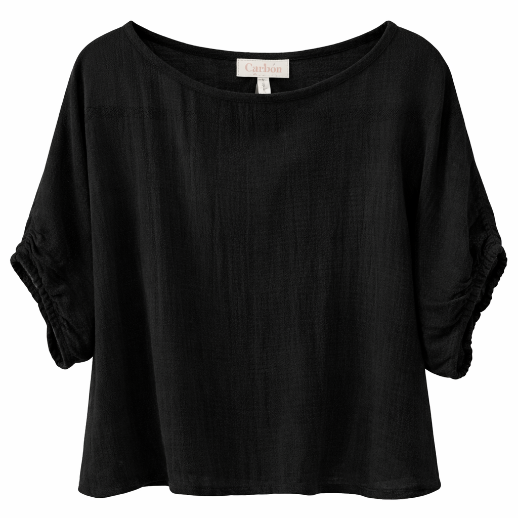 Carbon-C2196-Lucie-Slouch-Top-Black-CottonWool