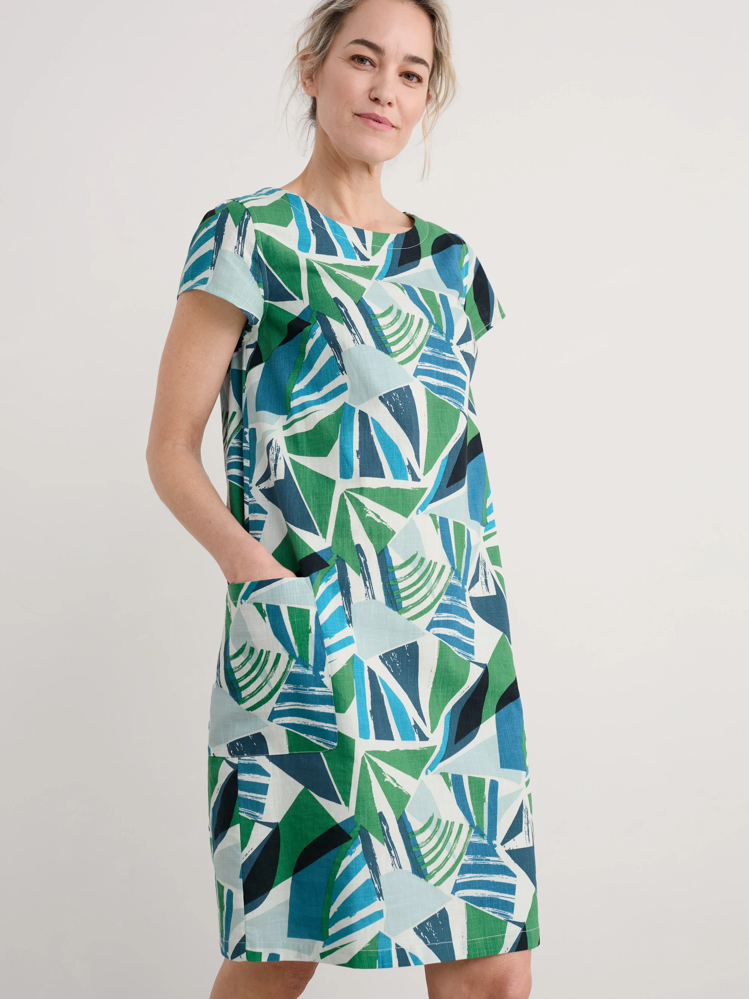 Seasalt-River Cove Dress-Spinnaker Sails Hedgerow - 1 CottonWool (5).jpg