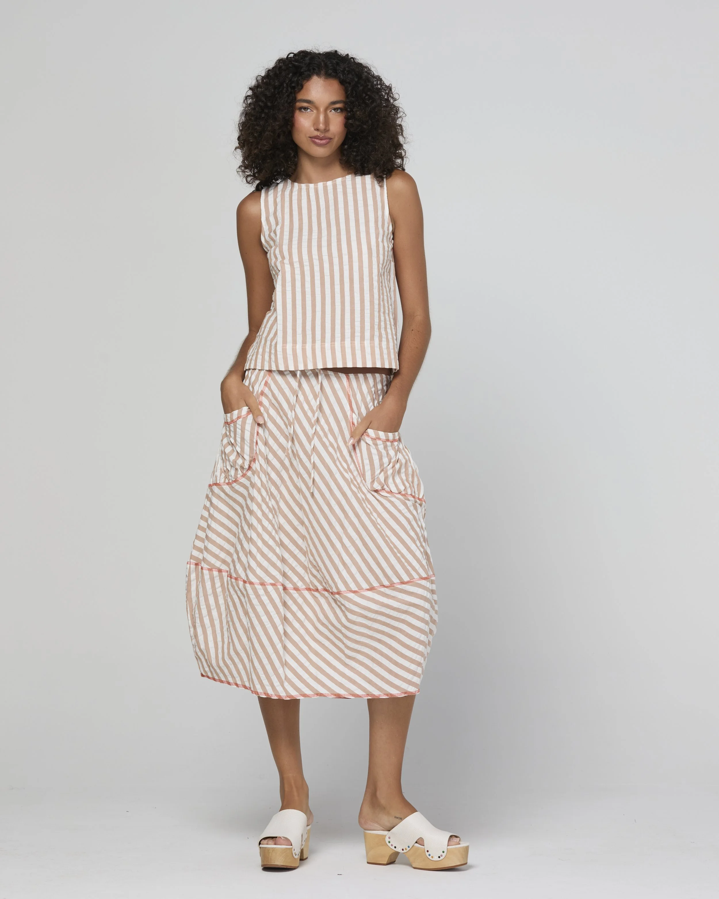 BOOM-SHANKAR-S26-Hara-Top-Sandy-Stripe-CottonWool