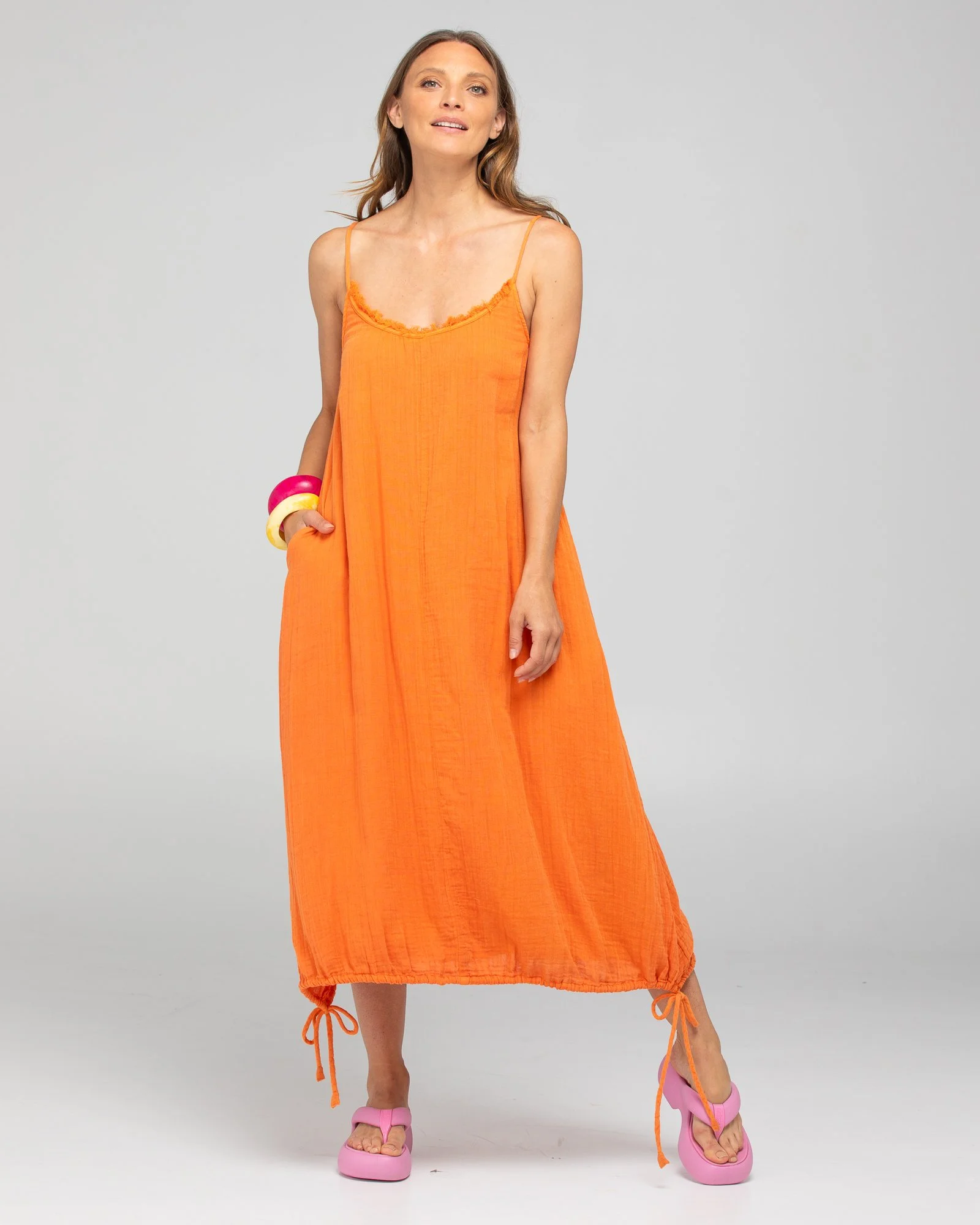 Boom-Shankar-Arena-Dress-Tangerine-CottonWool