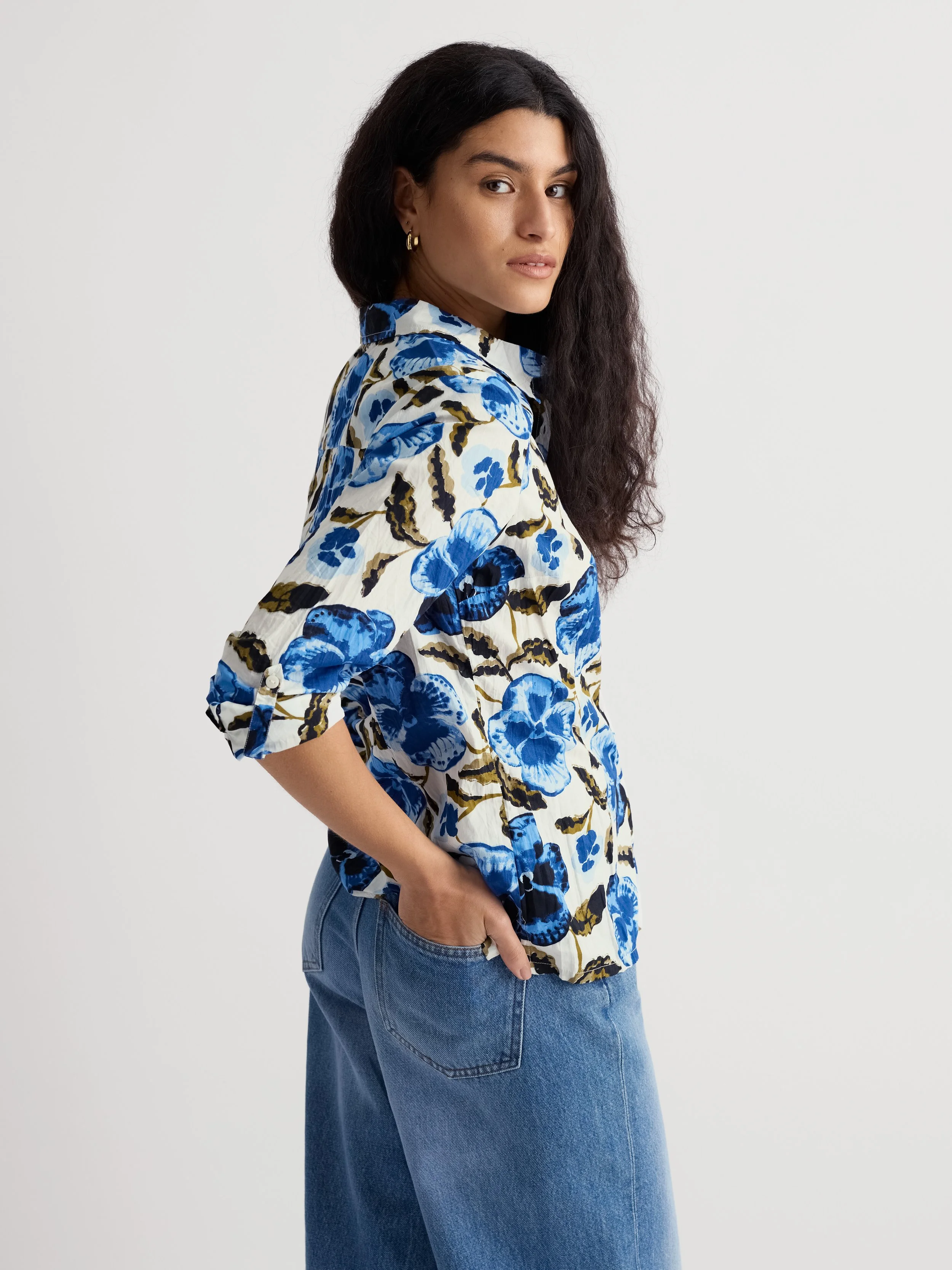 Seasalt-Larissa Shirt - Spring Pansy Chalk - CottonWool (6).jpg
