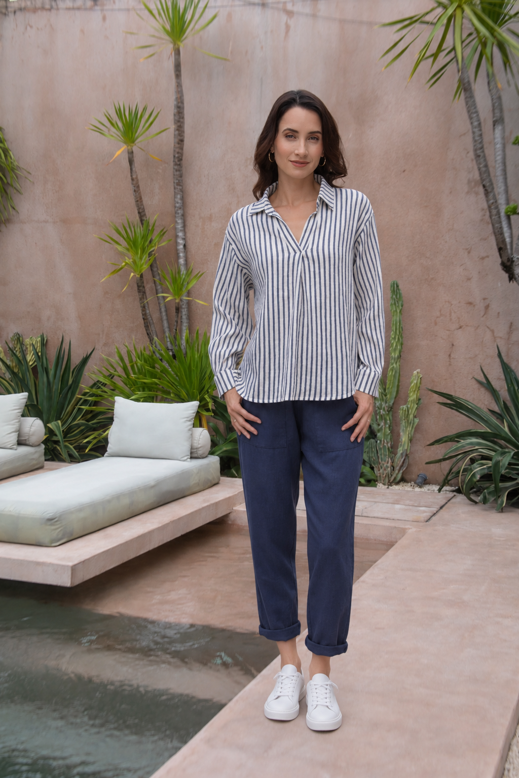Carbon-C2214-Axis-Stripe-Shirt-Slate-CottonWool