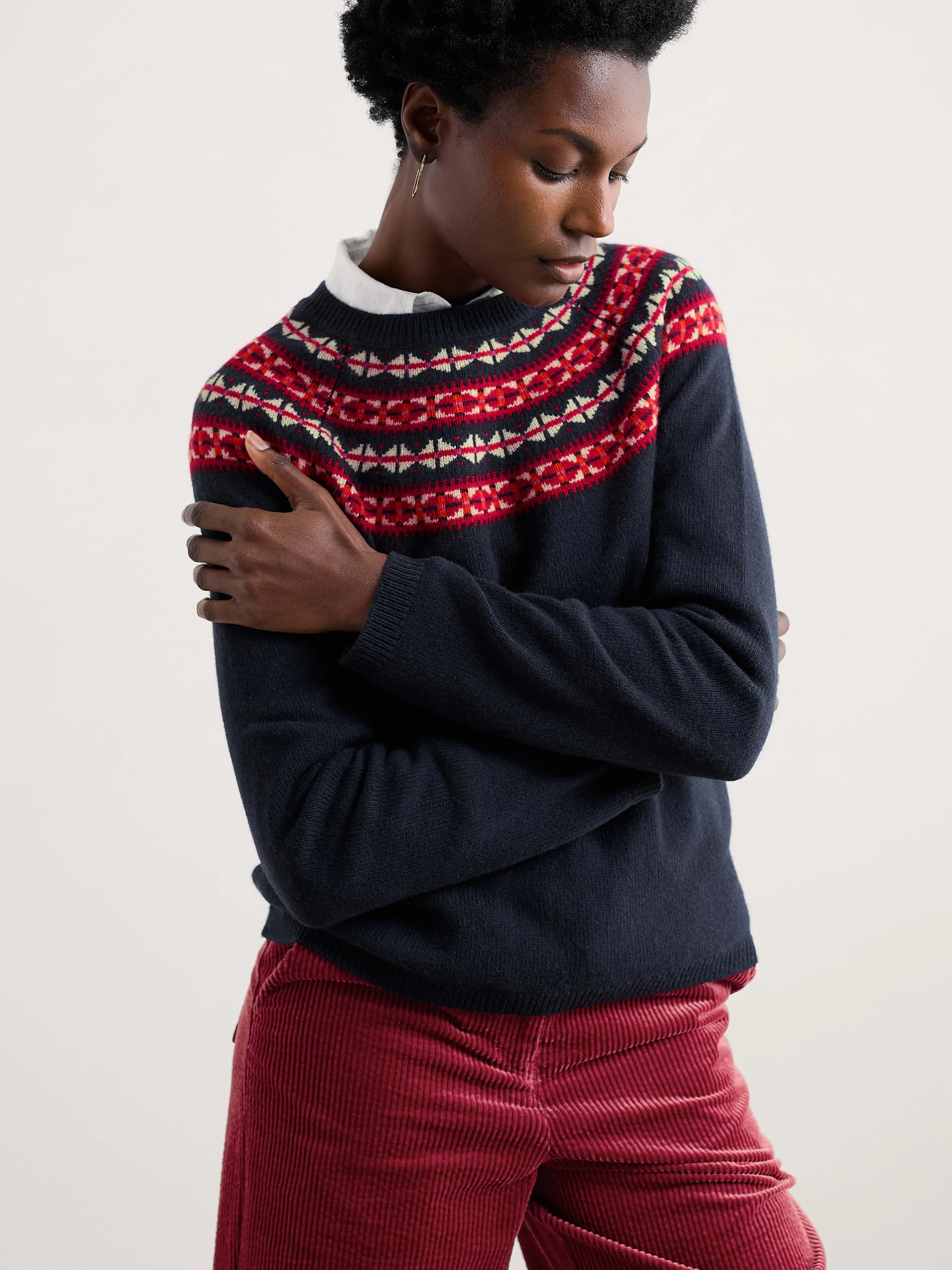 Seasalt Seas Edge Jumper Artist Camelia