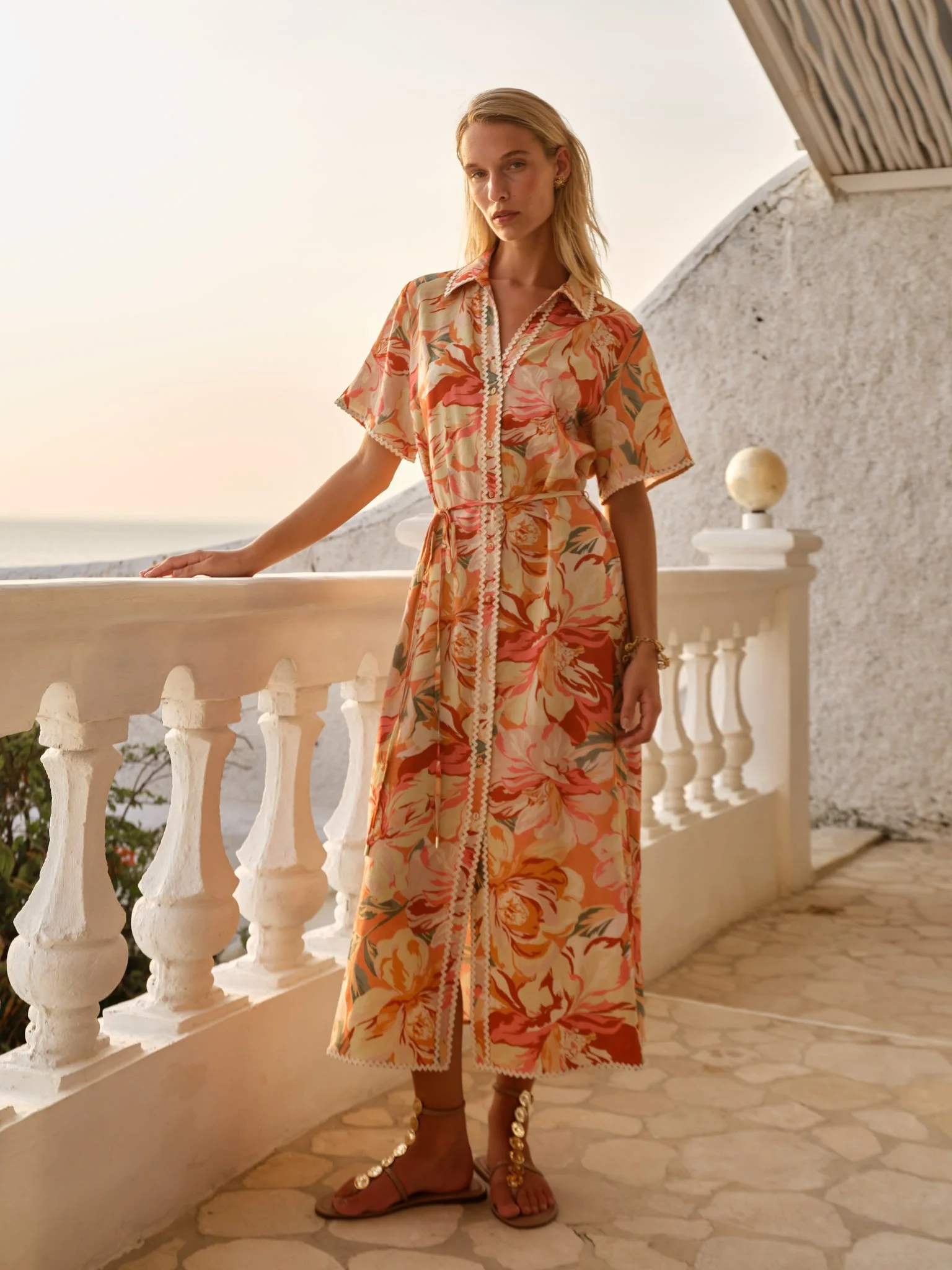 Fate and Becker Elodie Midi Shirt Dress