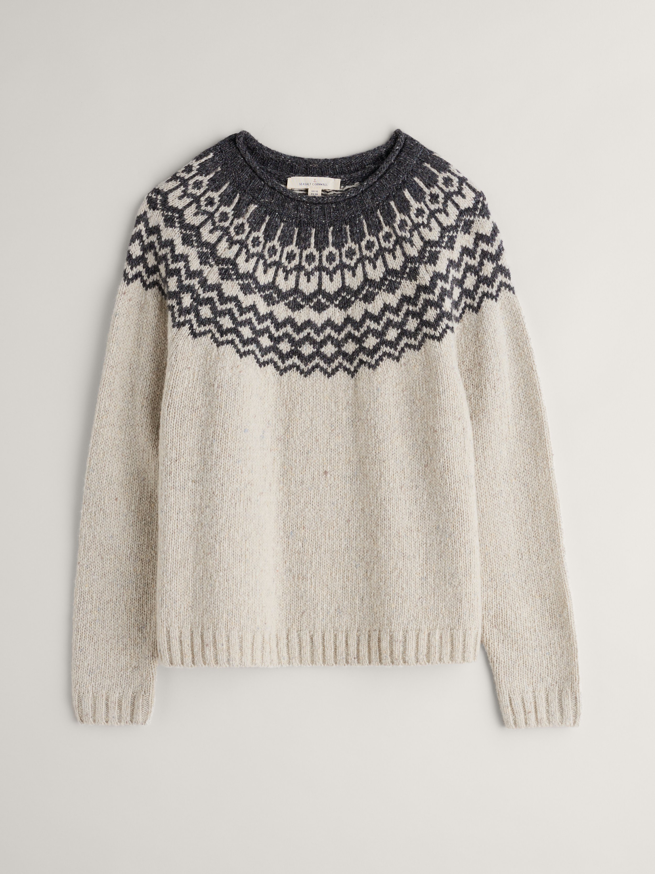 Seasalt-Port-Kinnis-Jumper-Aran-Onyx-CottonWool