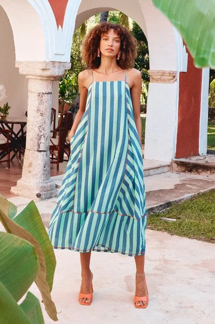 Boom Shankar Sami Dress Capri Green