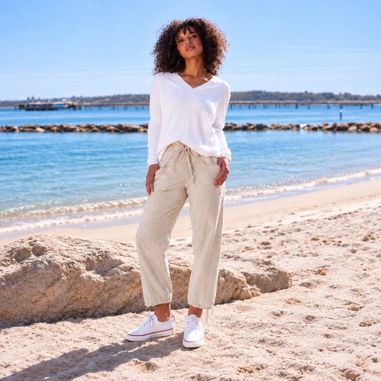 Shanty Amazon Linen Pants Natural