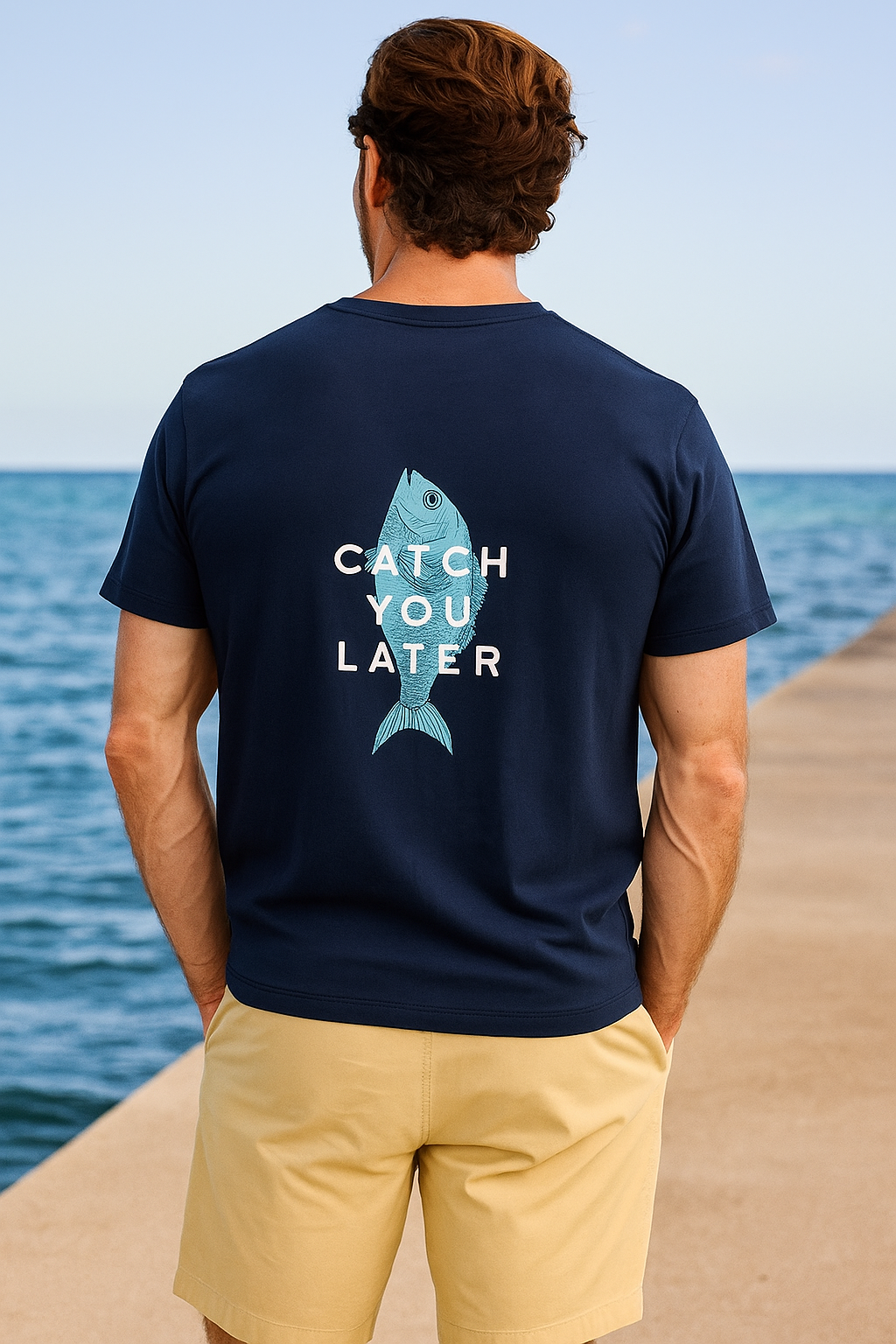 Fossick-Catch-You-Later-Tee-Navy-CottonWool.png
