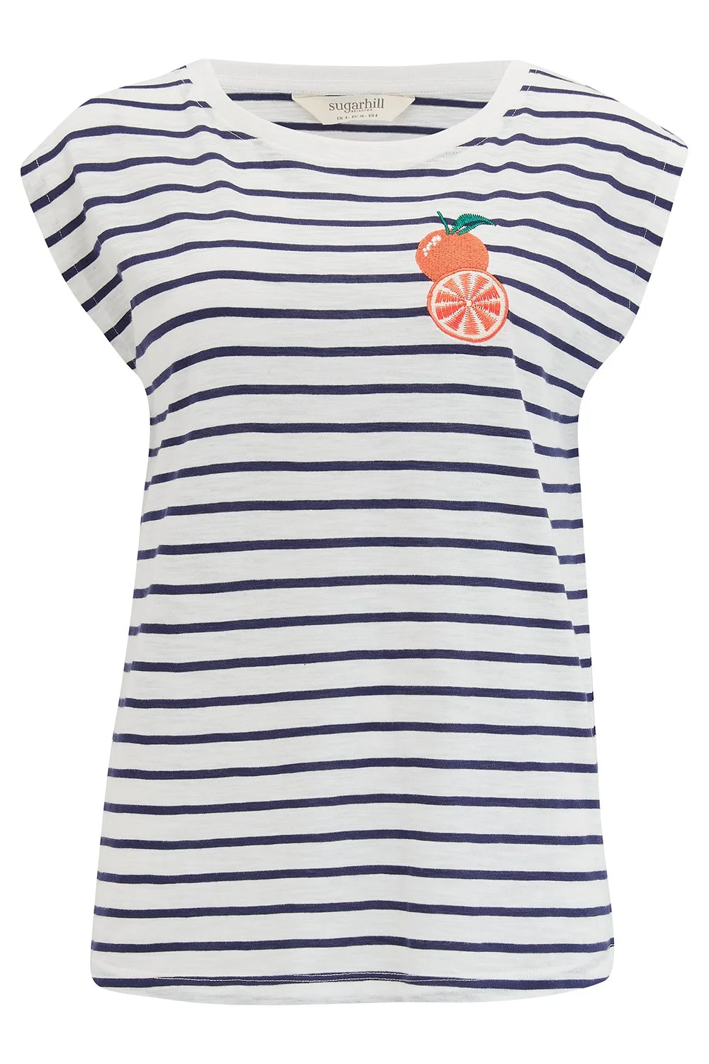 Sugarhill-Brighton-Chrissy-Tank-Navy-Stripe-Citrus-CottonWool