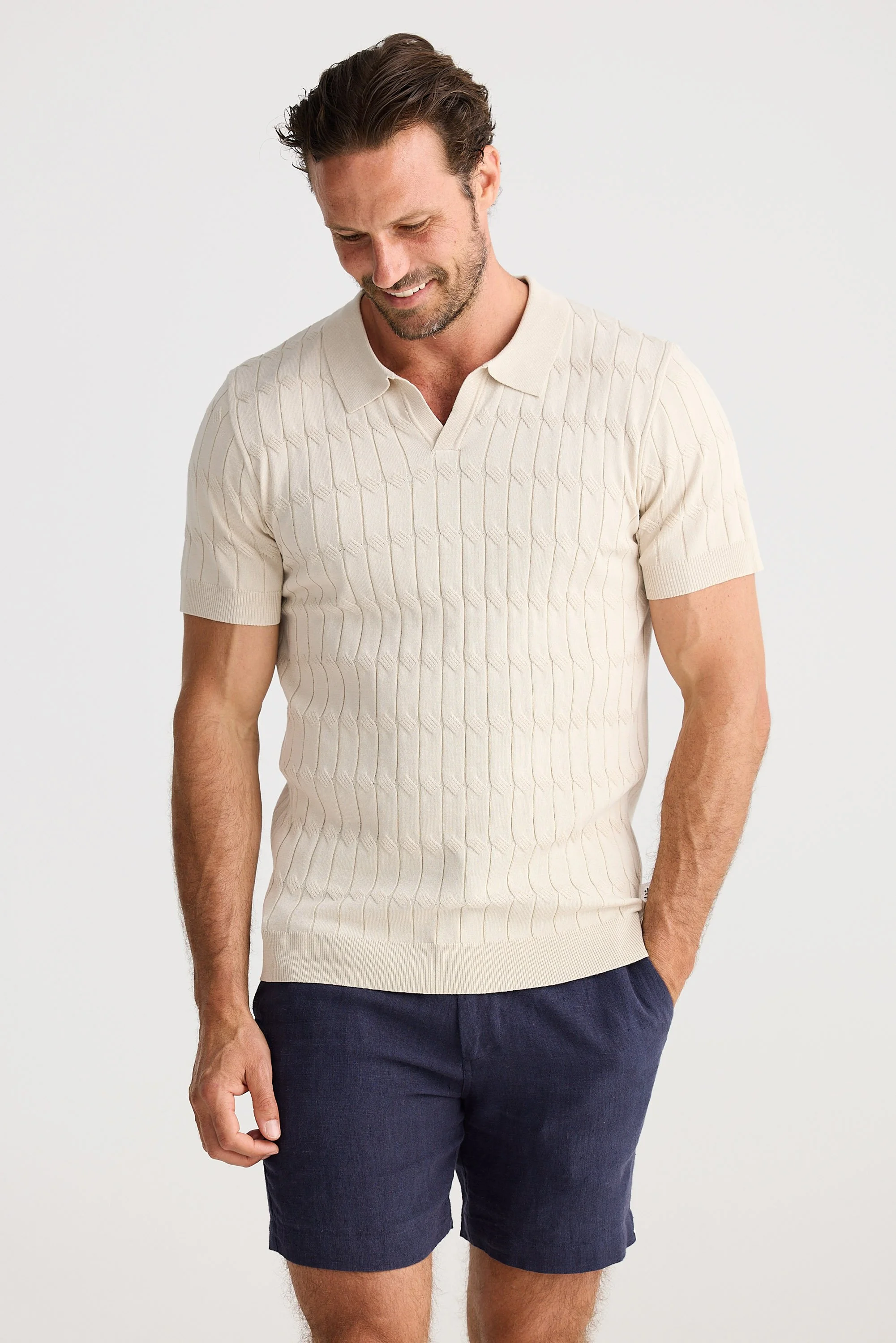 Fossick-Flynn-Knit-Polo-Oatmeal-CottonWool