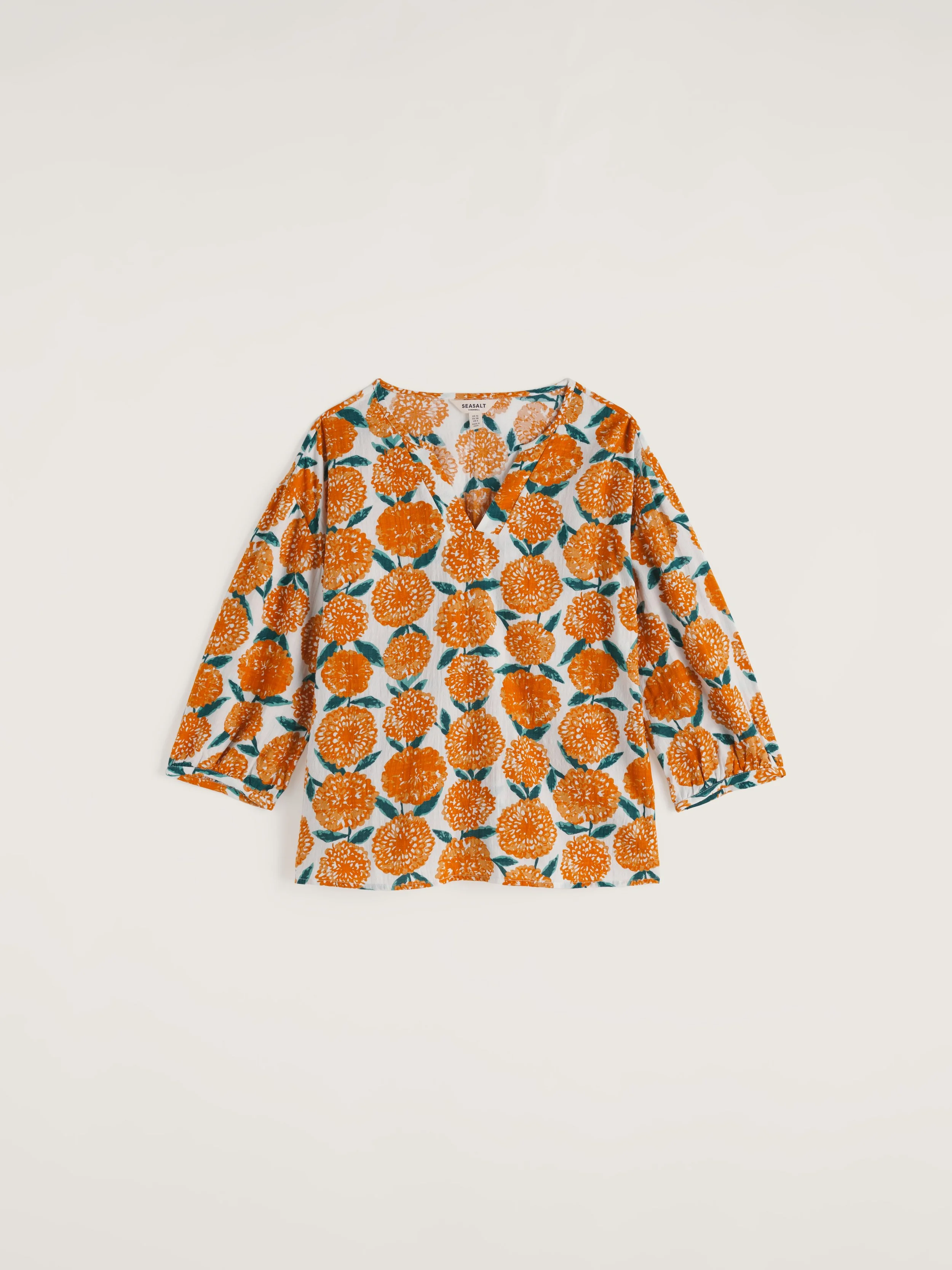 Seasalt-Streamlet Top - Painted Marigold Chalk - CottonWool (2).jpg