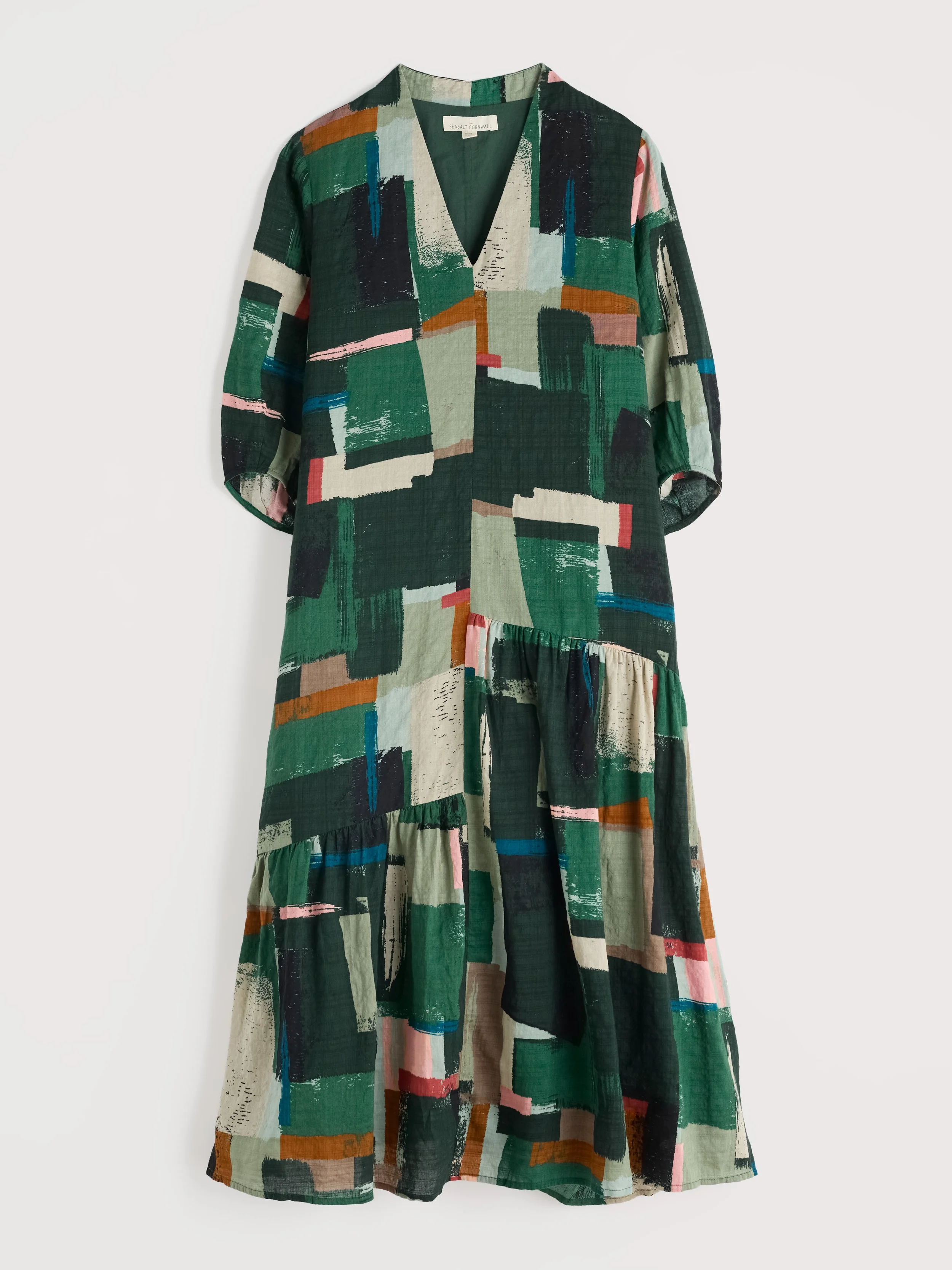 Seasalt-Windblown Dress - Aerial Field Coppice - CottonWool (3).jpg