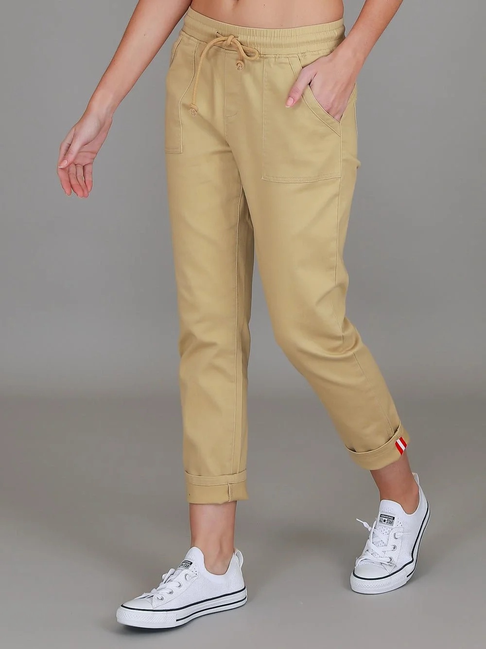3rd Story Augusta  Stretch Chino Jogger Camel