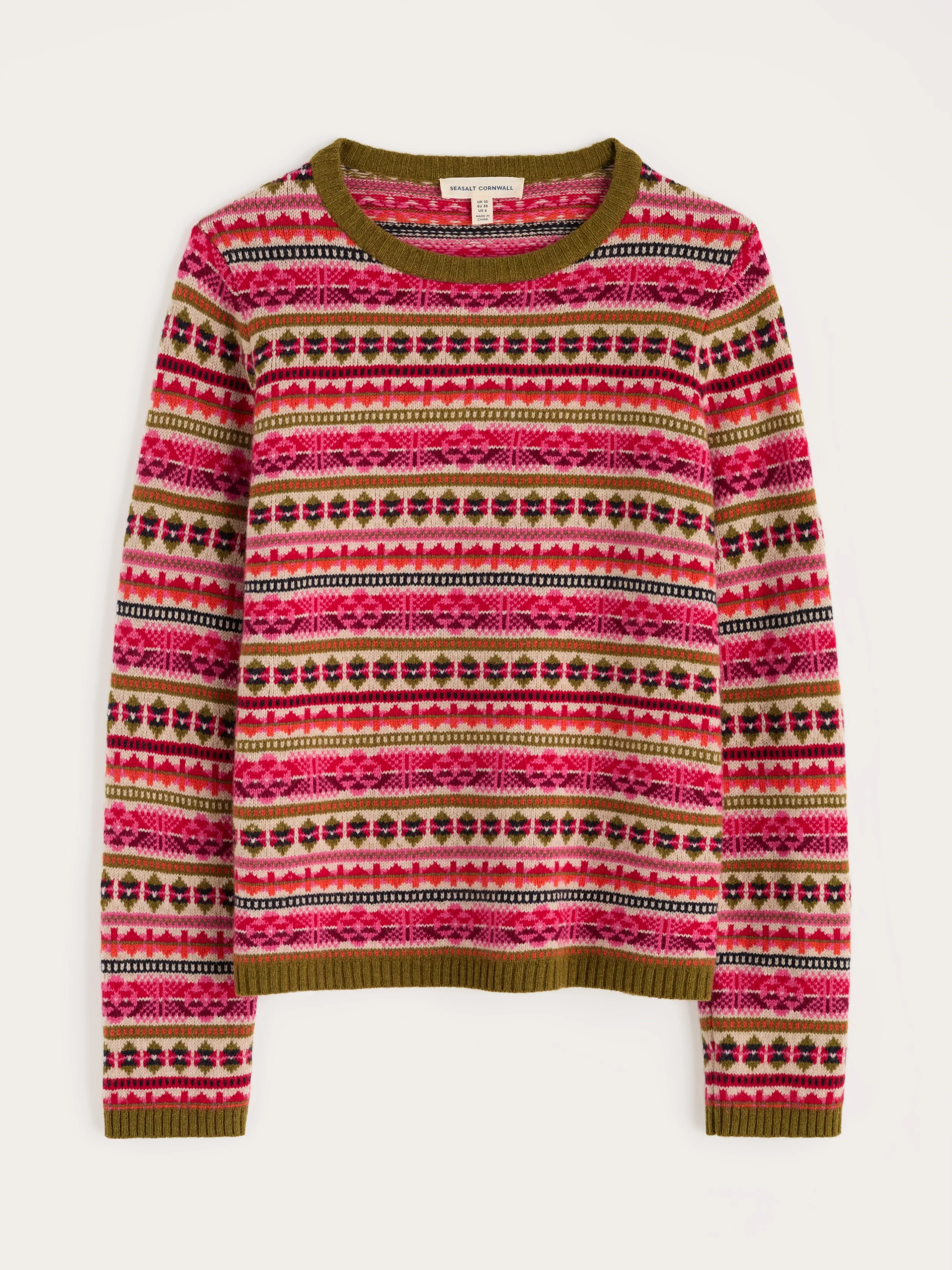 Seasalt-Percella Cove Jumper - Scillia Aran Multi - CottonWool (7).jpg