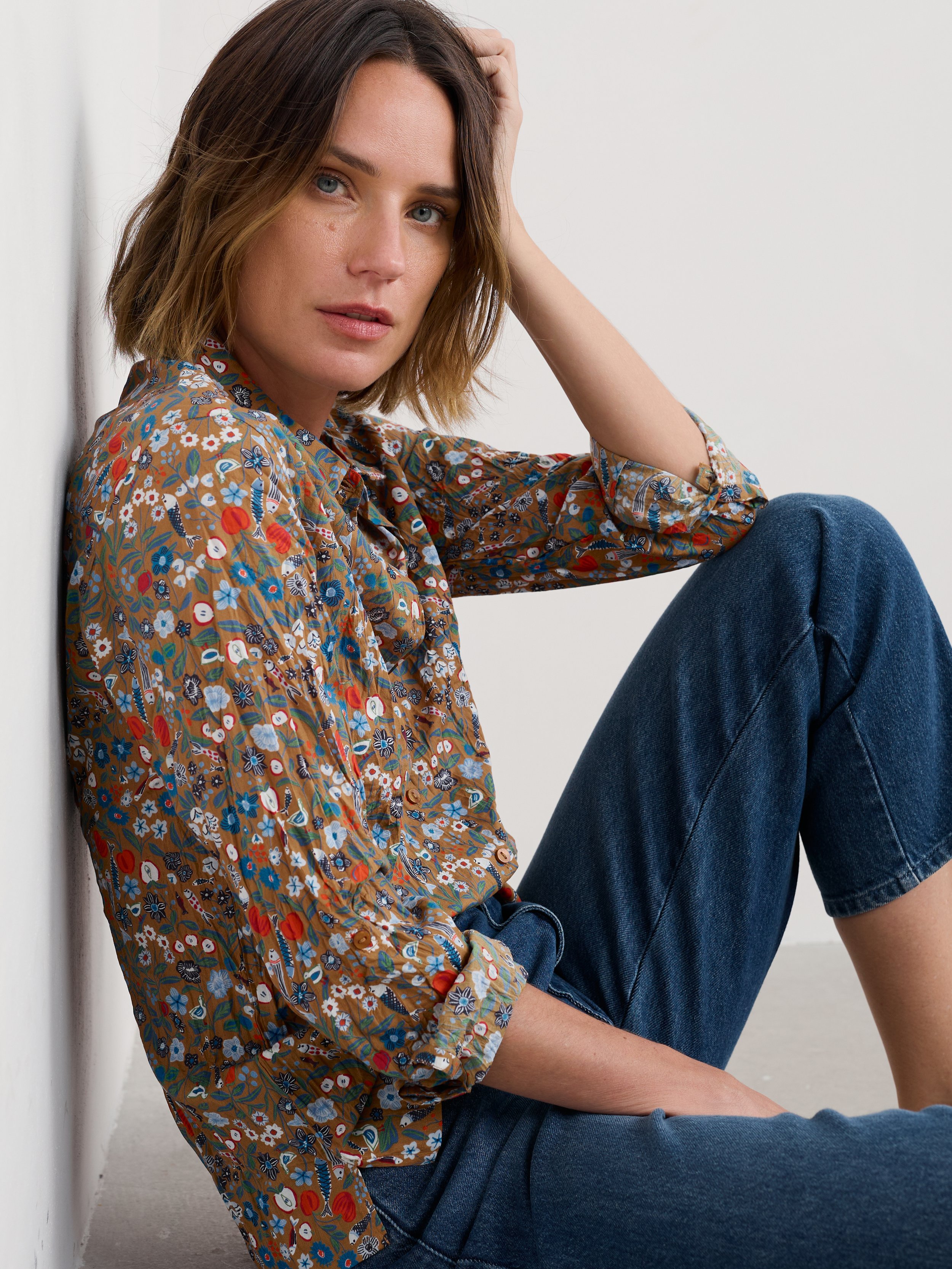 Seasalt-Larissa Shirt - Still Life Basket - CottonWool (5).jpg