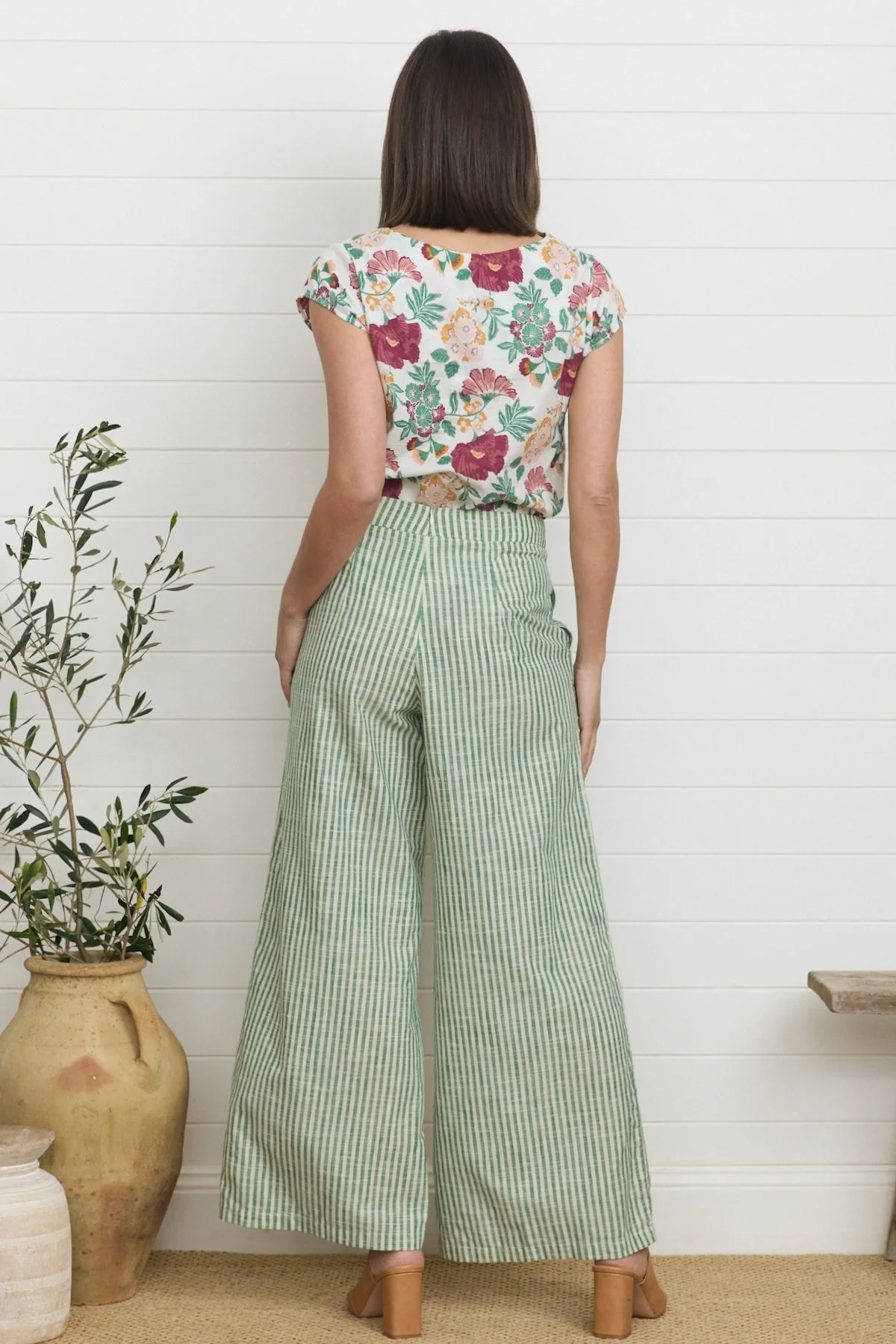 Mahashe-Talia-Trouser-Green-Stripe-CottonWool