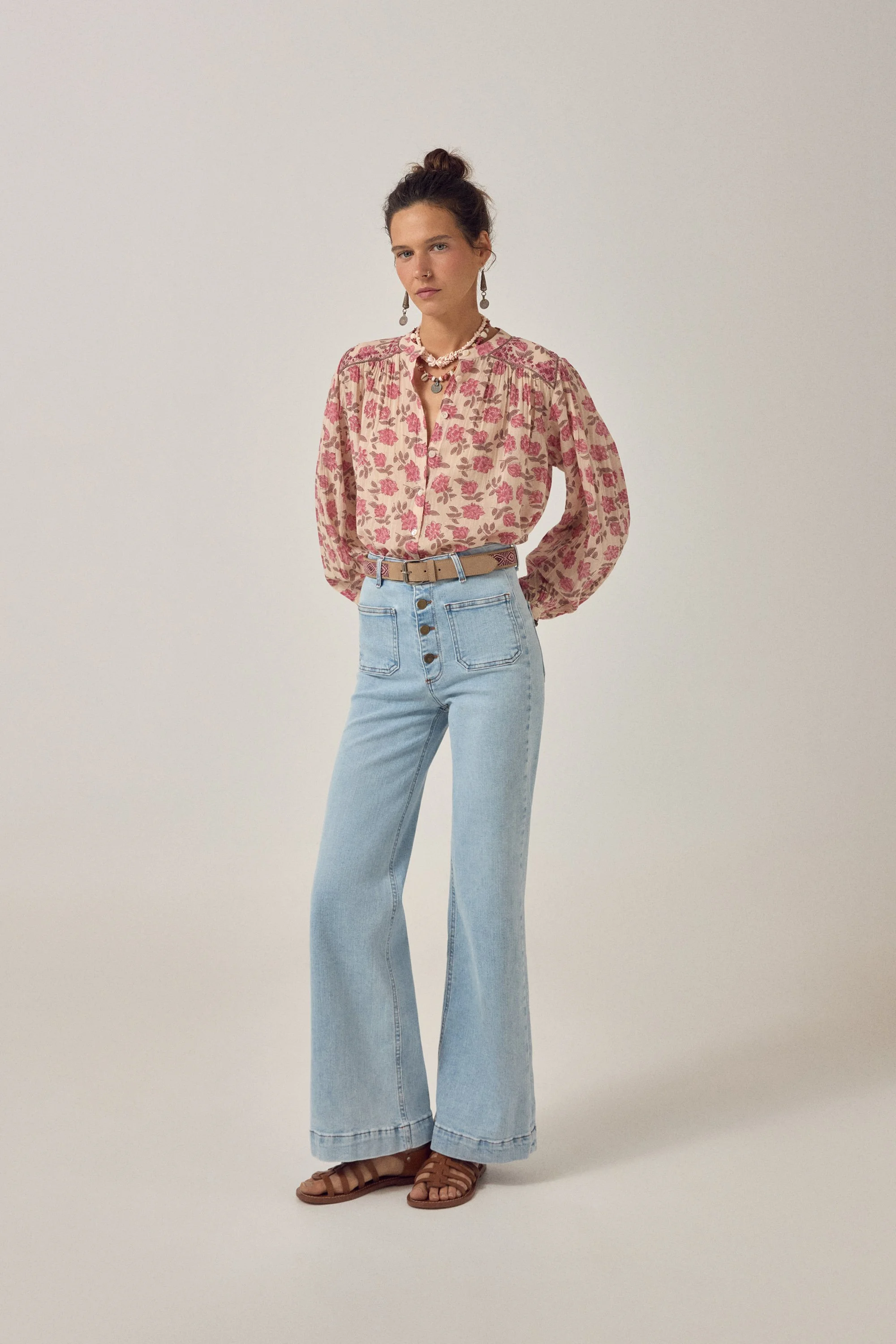 Maison-Hotel-Lennox-Blouse-Roses-CottonWool