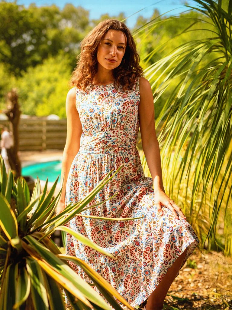 Brakeburn-Secret-Garden-Floral-Midi-Dress-CottonWool