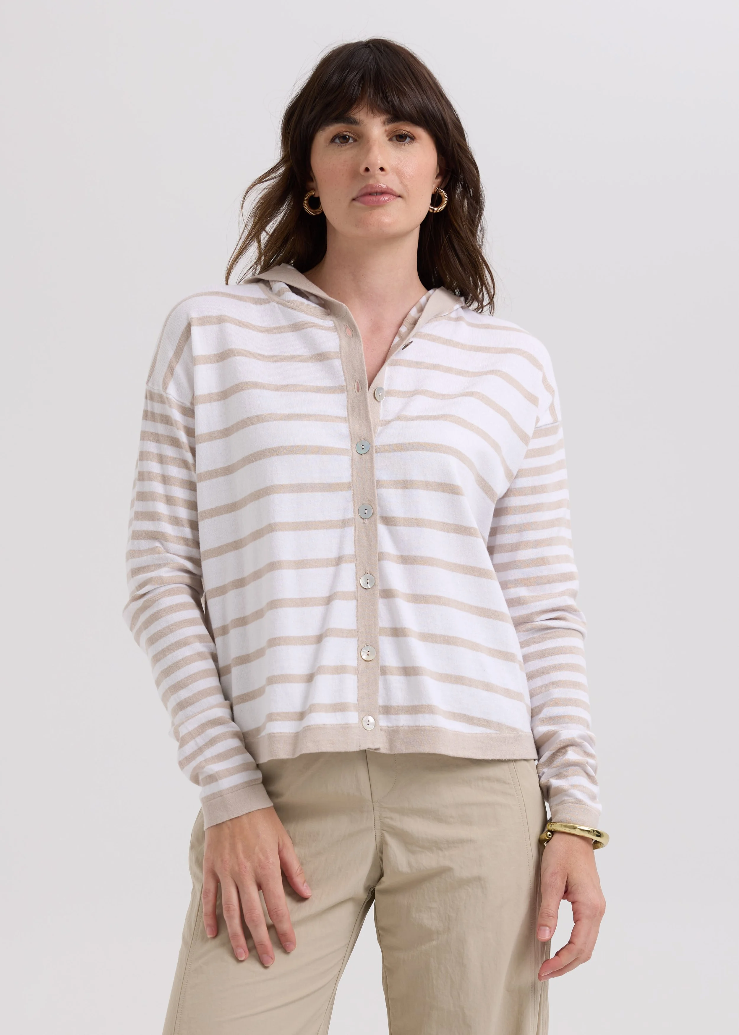 LD-and-Co-Multi-Stripe-Hoody-Taupe-LC7776-CottonWool