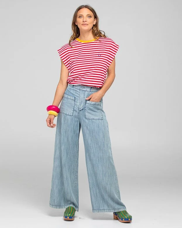 Boom-Shankar-Bellissimo-Tee-Red-Stripe-CottonWool