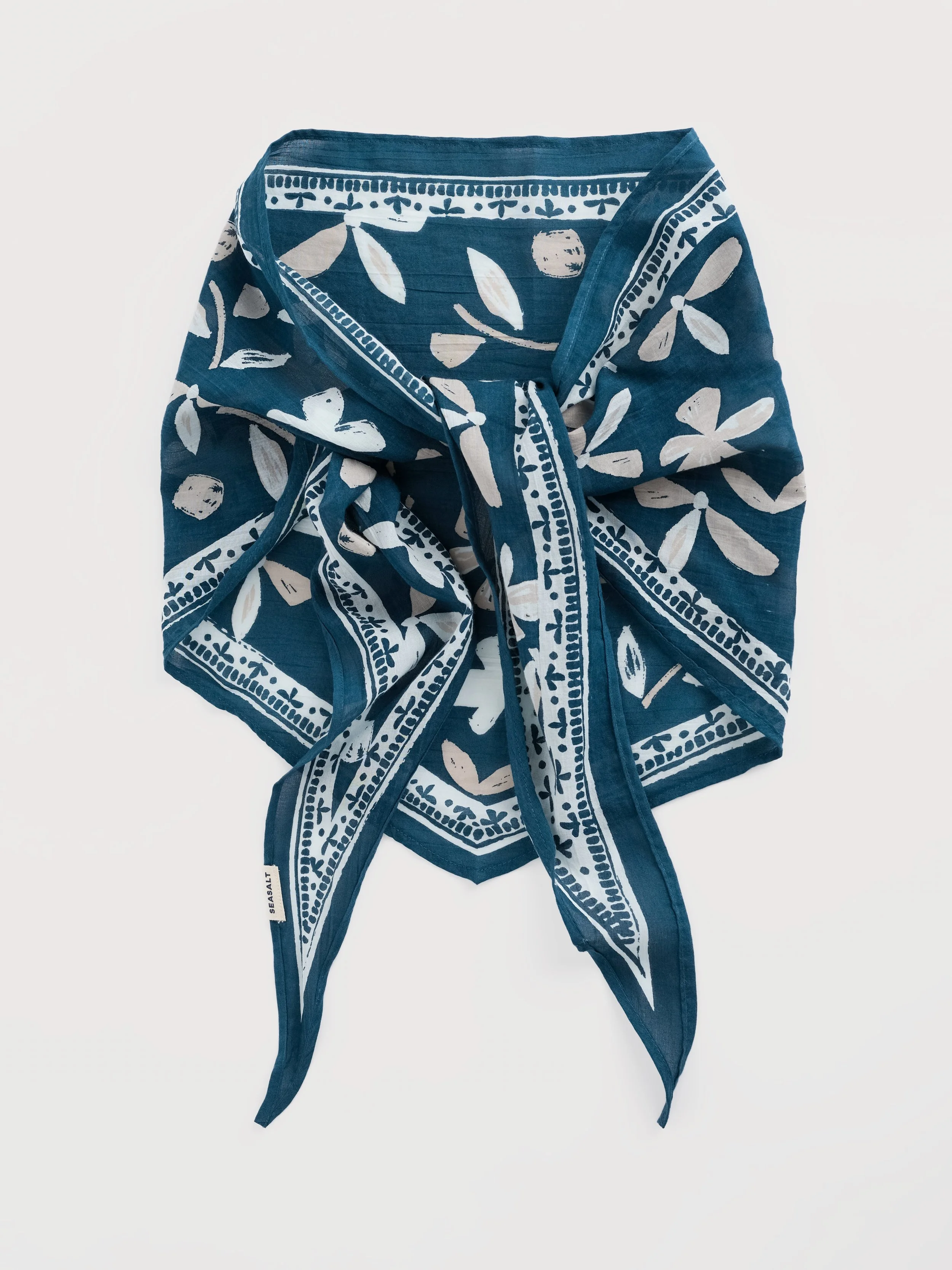 Seasalt-Posy Scarf - Anemone Shapes Dark Lugger - CottonWool (1).jpg