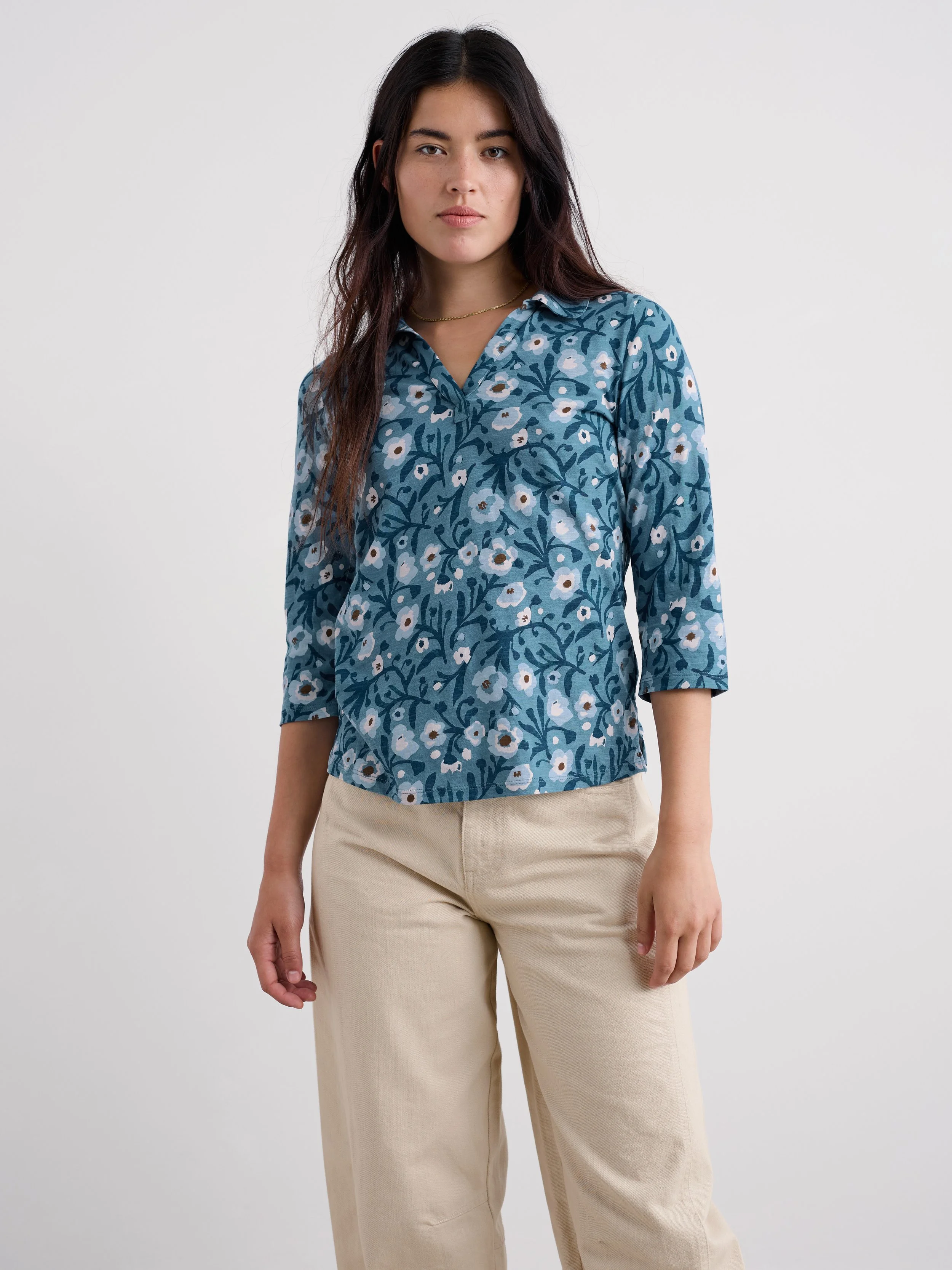 Seasalt-Wavecrest Shirt - Blotted Anemone Minnow - CottonWool (3).jpg