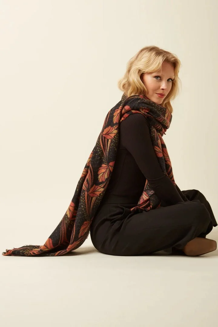 King Louie Shimmy Scarf Black